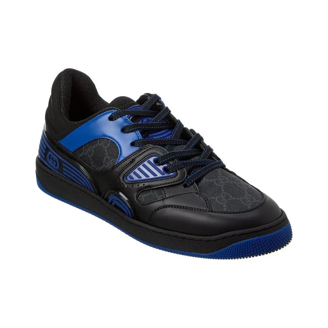 Gucci Basket Gg Supreme Canvas Sneaker Men`s Black 7