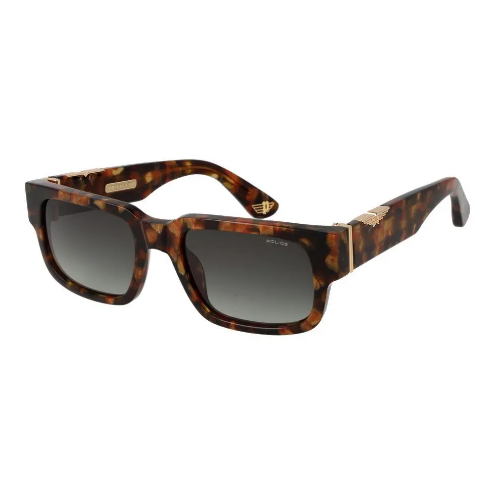 Police Brown Cellulose Acetate Sunglasses - PO-1064753