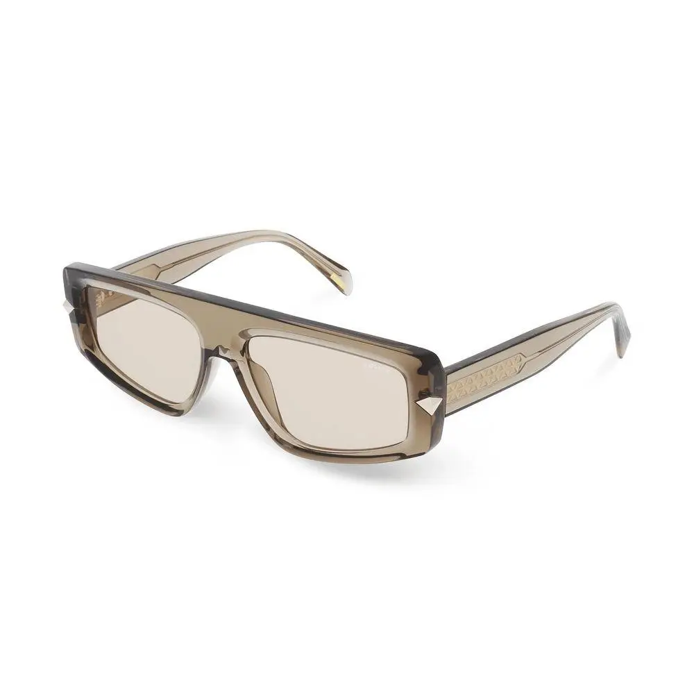 Police Brown Resin Sunglasses - POSPLF3357092TAC