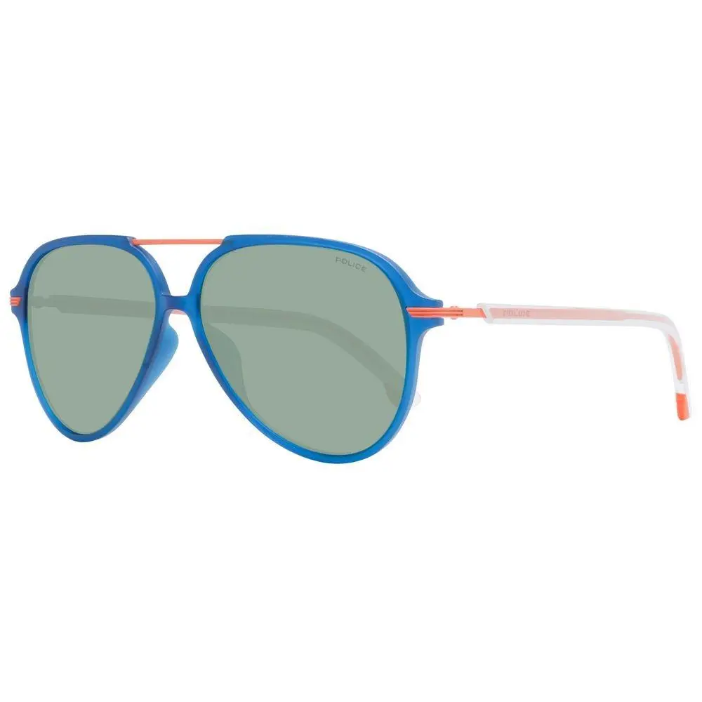 Police Blue Plastic Sunglasses - PO-1054452
