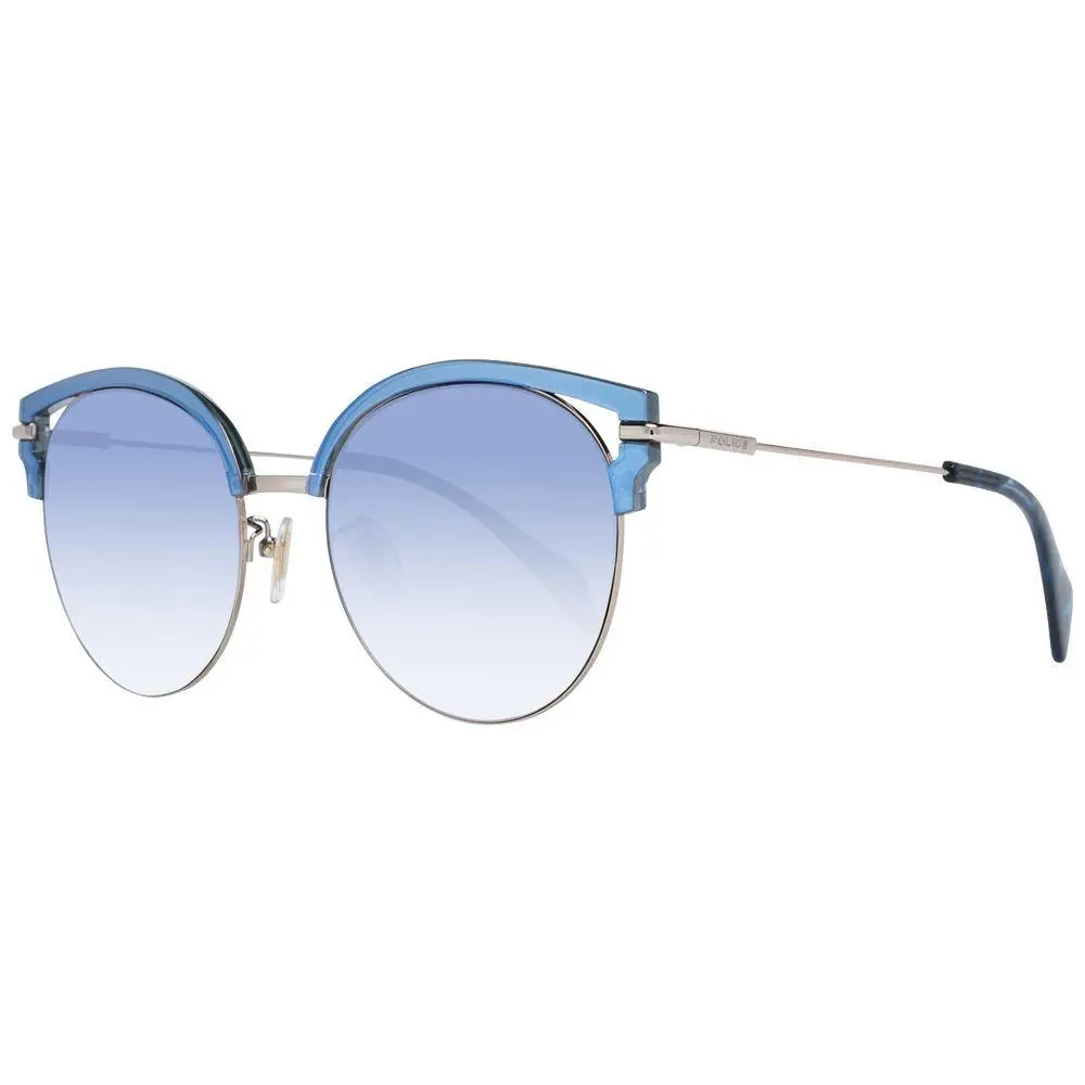 Police Blue Metal Plastic Sunglasses - PO-1025028