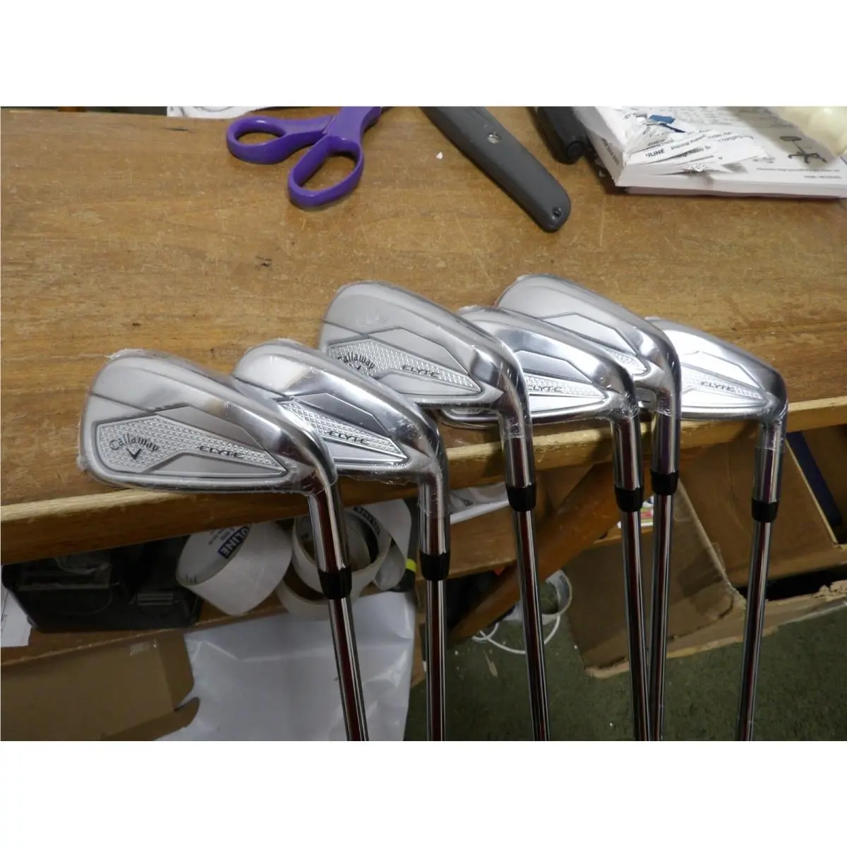 Callaway Elyte Irons 6-AW Stiff Flex Vector Steel