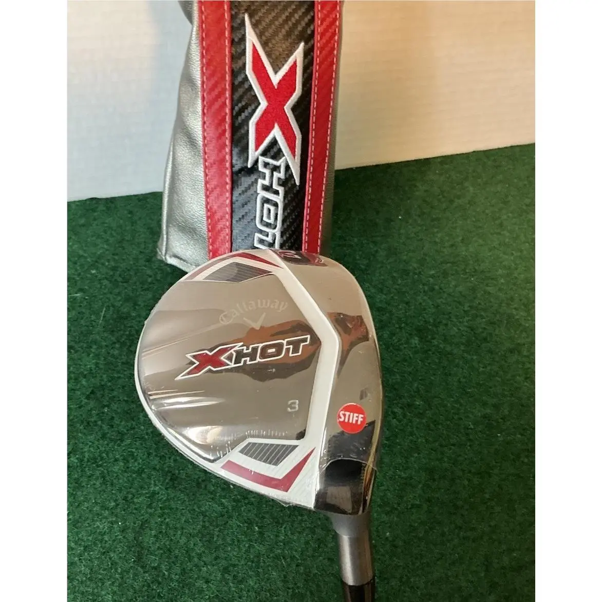 Callaway X Hot Fairway 3 Wood 19 Stiff Shaft In Factory Plastic