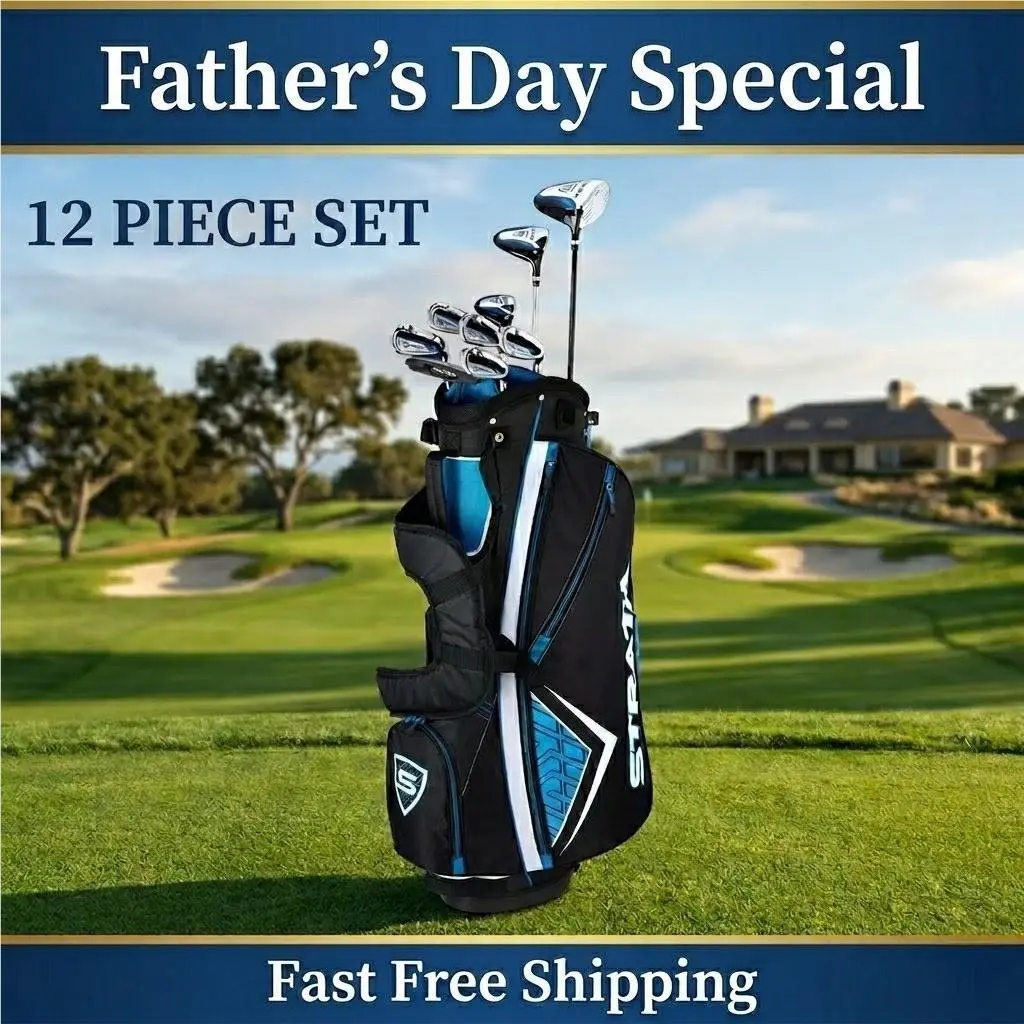 Special Fathers Day Edition Callaway Strata Complete Golf Club Set Right Hand