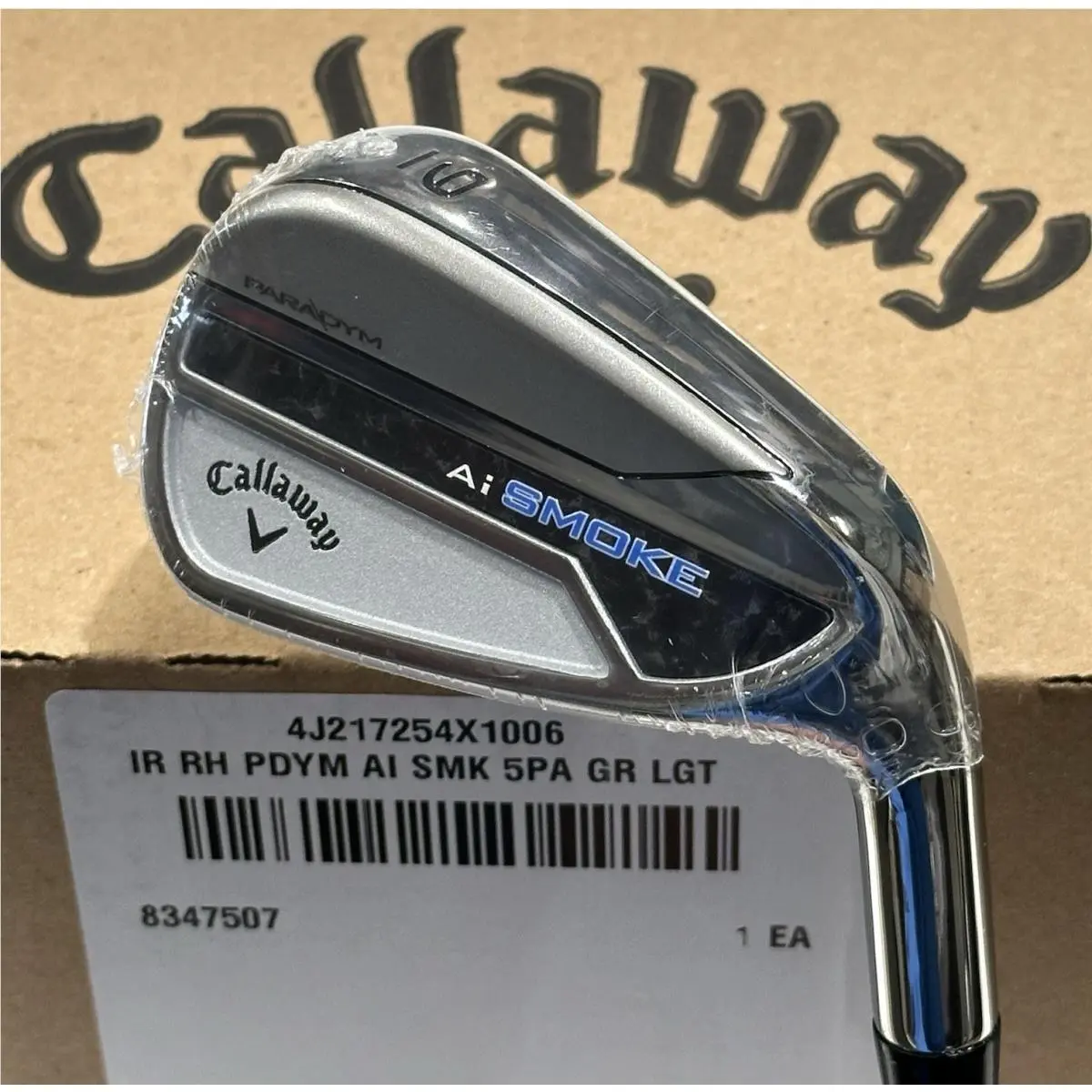 Callaway Paradym AI Smoke Iron Set 5-AW Graphite Cypher Fifty Senior Flex RH