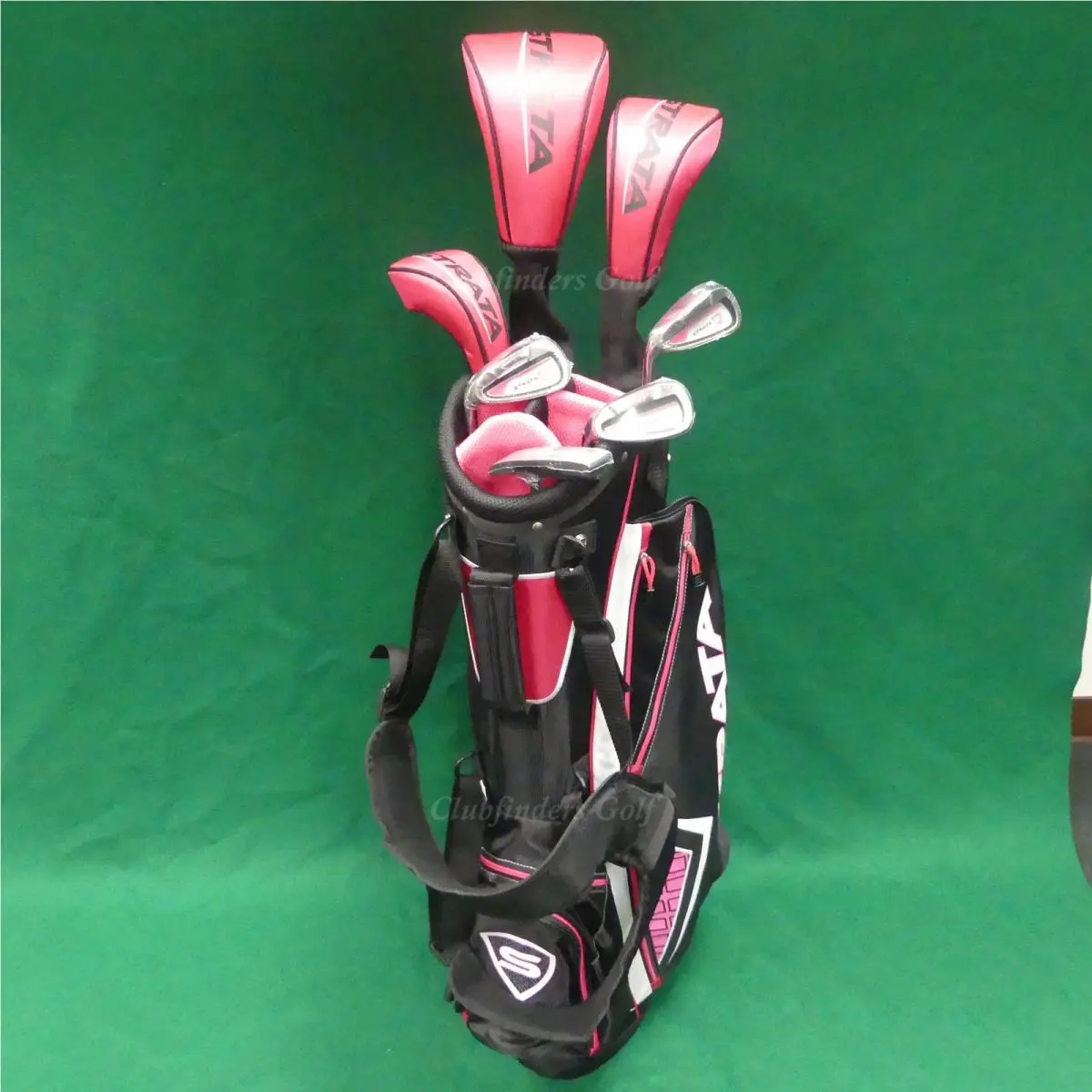 LH Lady Callaway Strata 11-Piece Complete Set Complete Set w/ Stand Bag