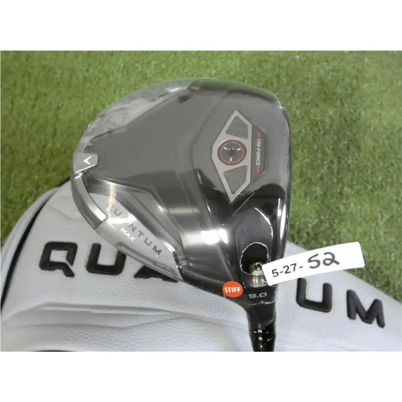 Callaway 2026 Quantum Max 9.0 Driver Denali Frost Silver 60g 6.0 Stiff w HC