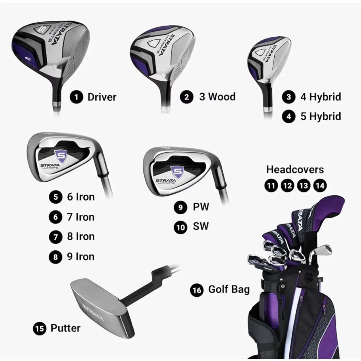 Callaway  - Women`s 16 Piece Ultimate - Piece Ultimate 0