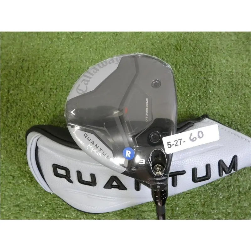 Callaway 2026 Quantum Max 15 3 Wood Denali Frost Silver 60 5.5 Regular w HC