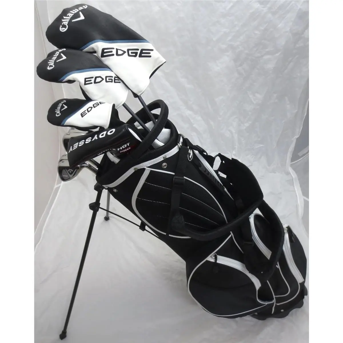 2025 Mens Callaway Golf Club Set Driver Wood Hybrid Irons Odyssey Putter Bag Reg