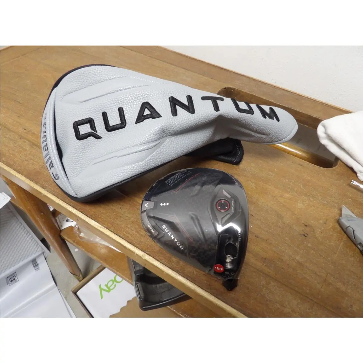 2026 Callaway Quantum Triple Diamond 9 Driver Head Only W/hc