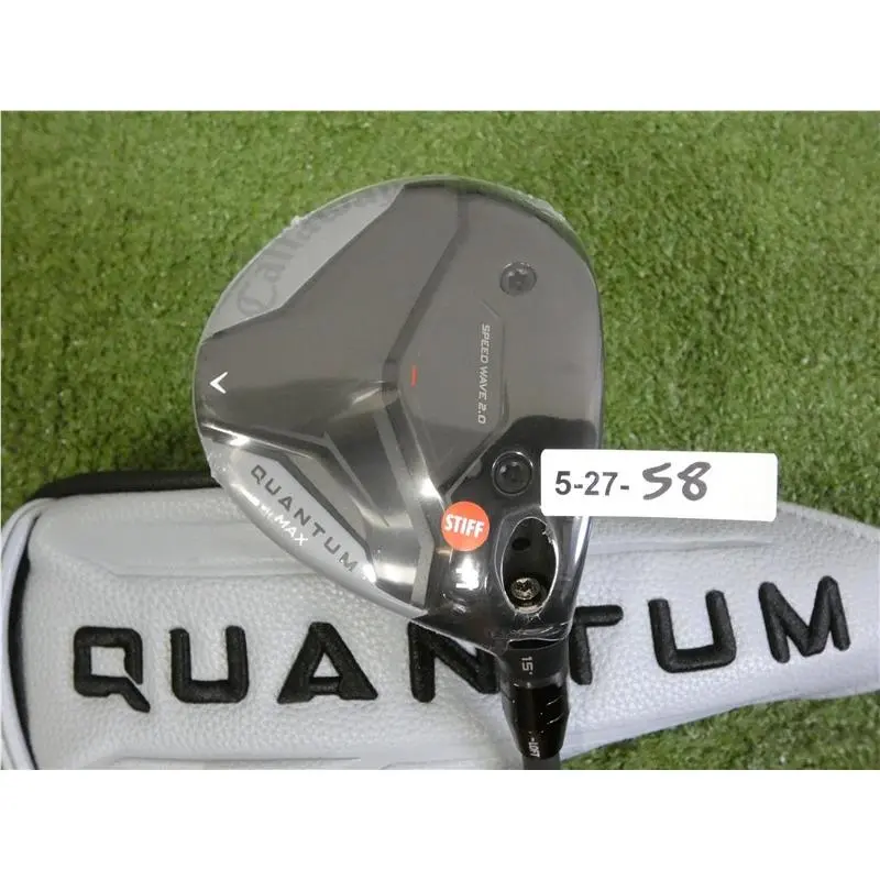 Callaway 2026 Quantum Max 15 3 Wood Denali Frost Silver 60g 6.0 Stiff w HC