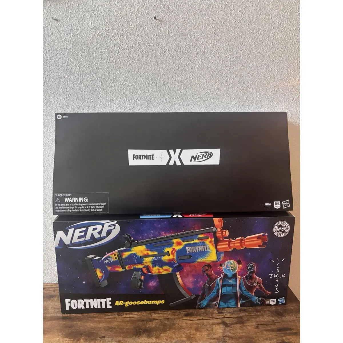 Travis Scott x Fortnite x Cactus Jack AR - Goosebumps Nerf Gun Dart Blaster