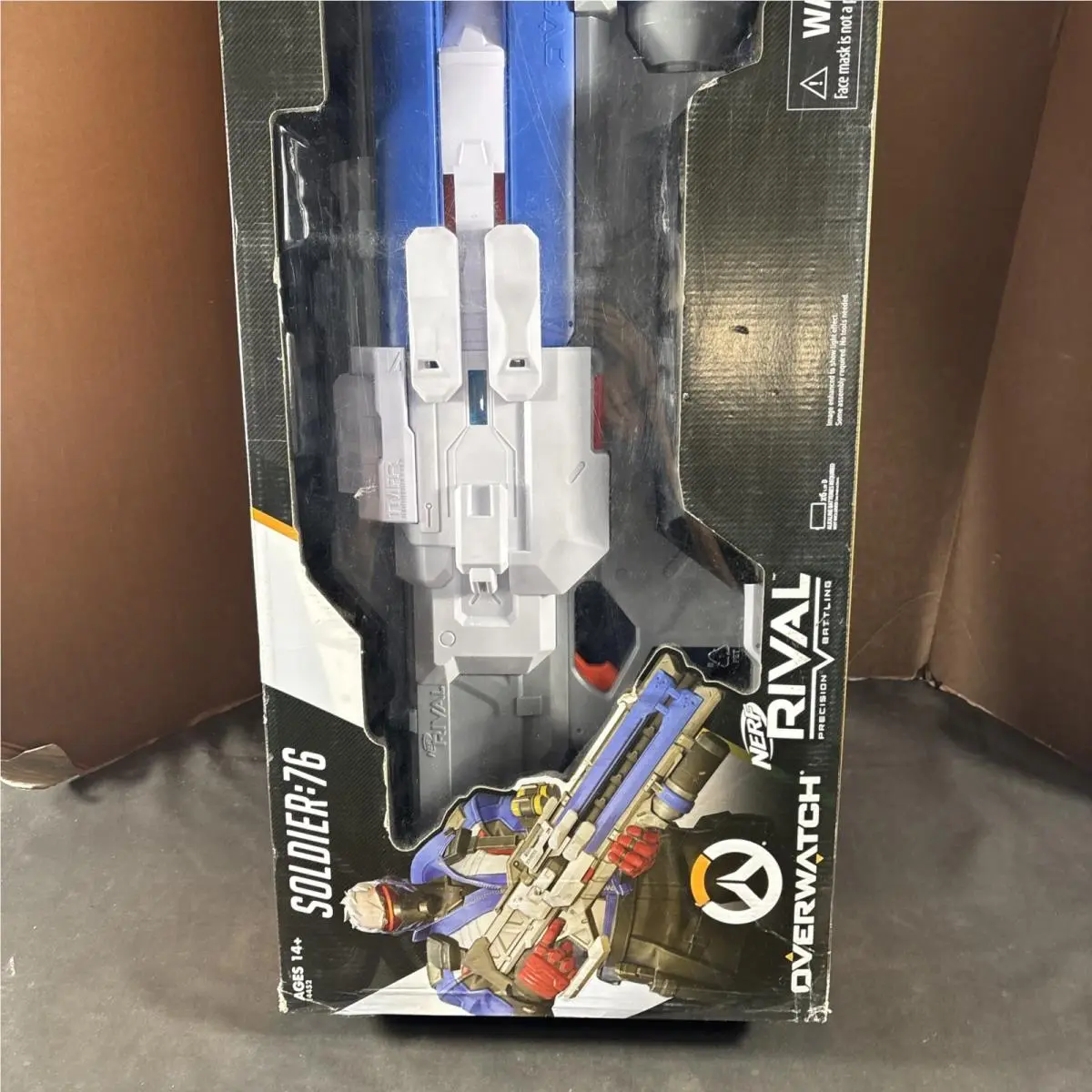 Nerf Overwatch Rival Soldier 76 Huge Nerf Gun Kids Gift Video Game Visor