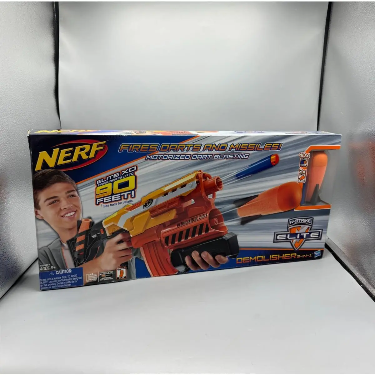 Nerf N-strike Elite Demolisher 2 In 1 Blaster Motorized A8494