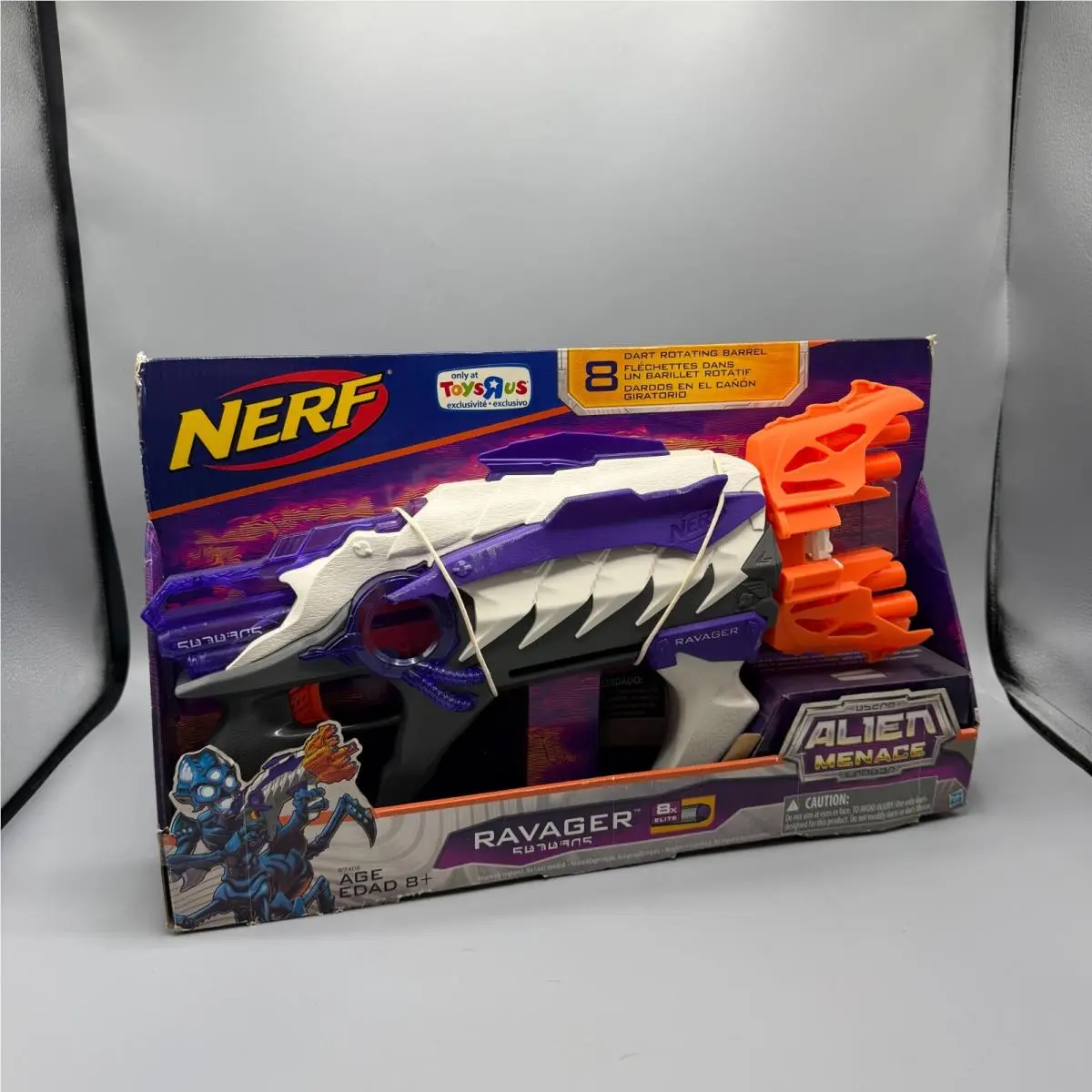 Nerf Alien Menace Ravager Rotating Barrel Blaster Toys R US Exclusive