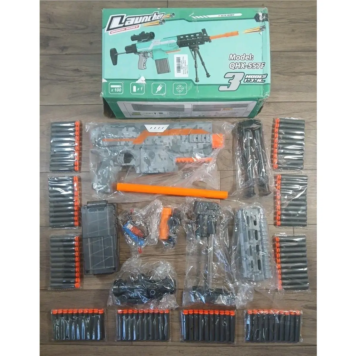 Launcher Quick Shot Elite Series Dart Blaster Toy Model: QHX-557 F
