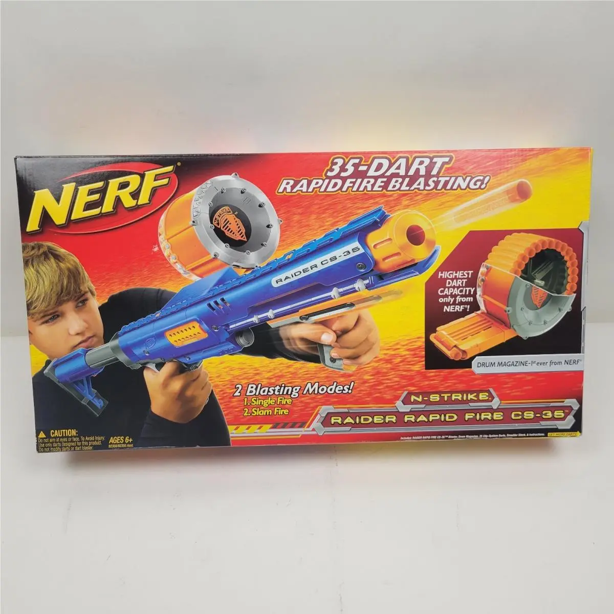 Nerf N-strike Raider Rapid Fire CS-35 Dart Blaster - Blue