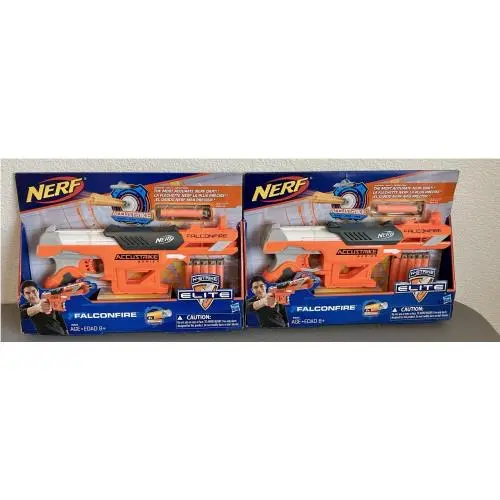 Set Of 2 Hasbro Nerf N-strike Elite Accustrike Series Falconfire - B9839