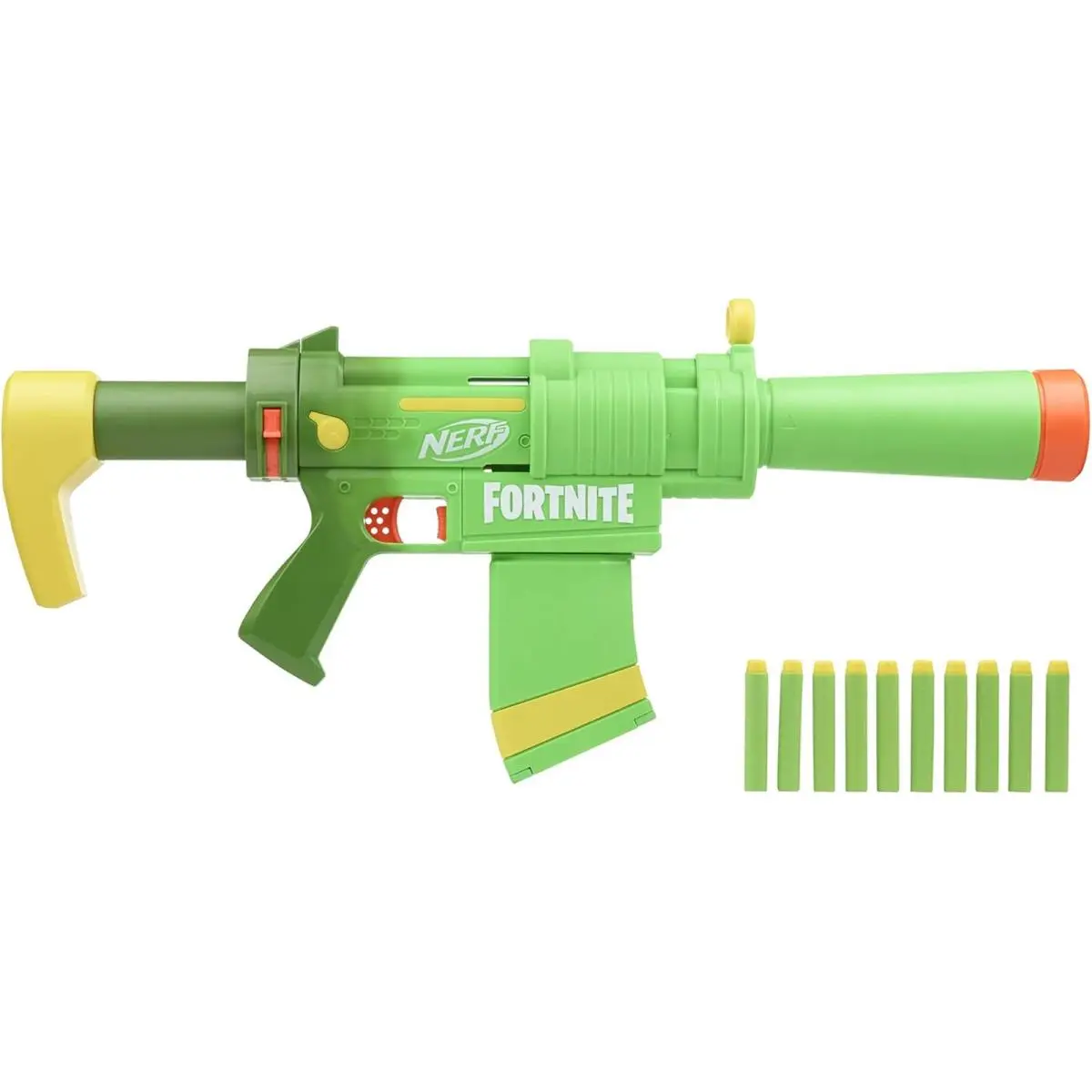 Nerf Fortnite Smg-zesty Blaster 10 Nerf Elite Darts 10-Dart Clip Toy Gift