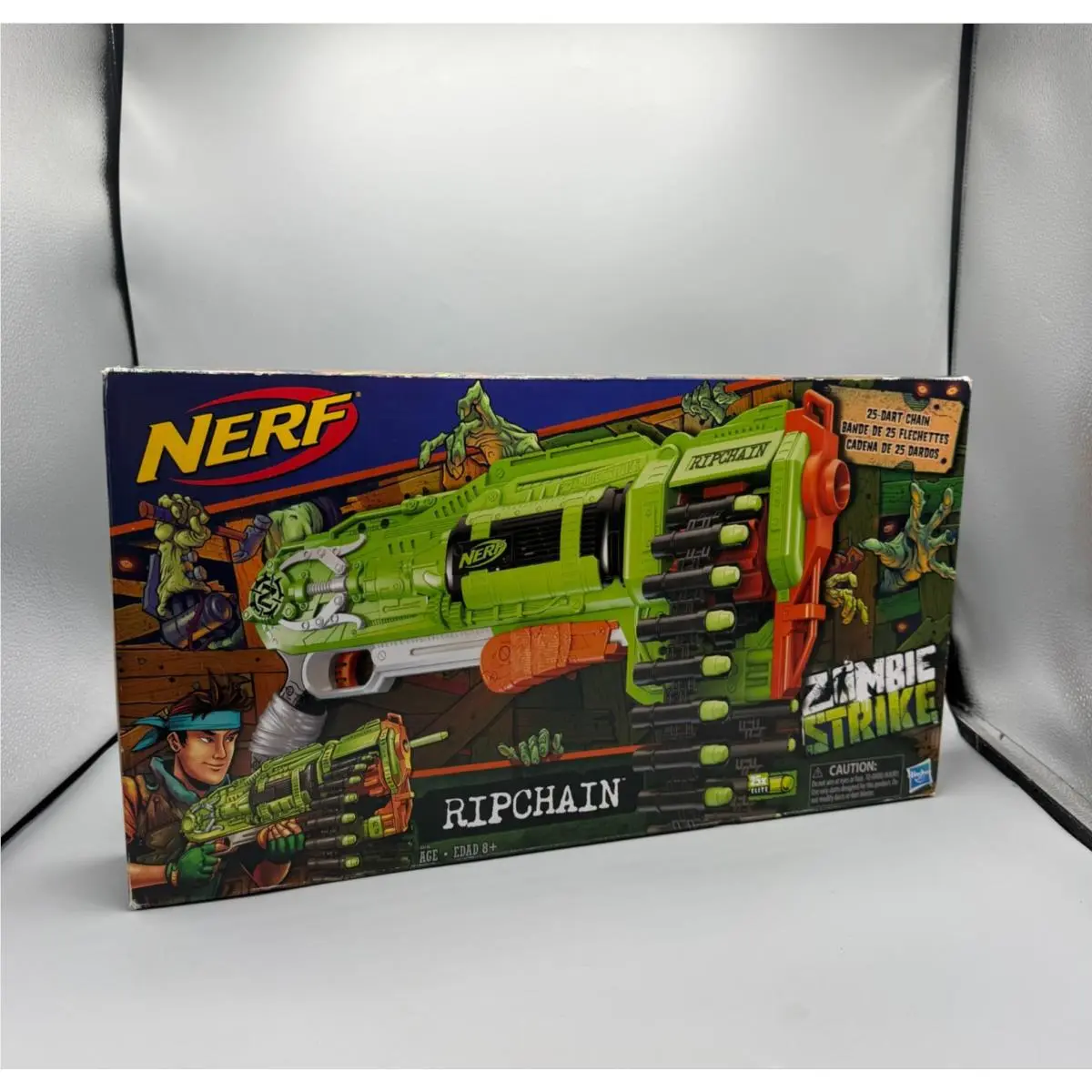 Nerf Zombie Strike Ripchain Dart Gun Combat Blaster