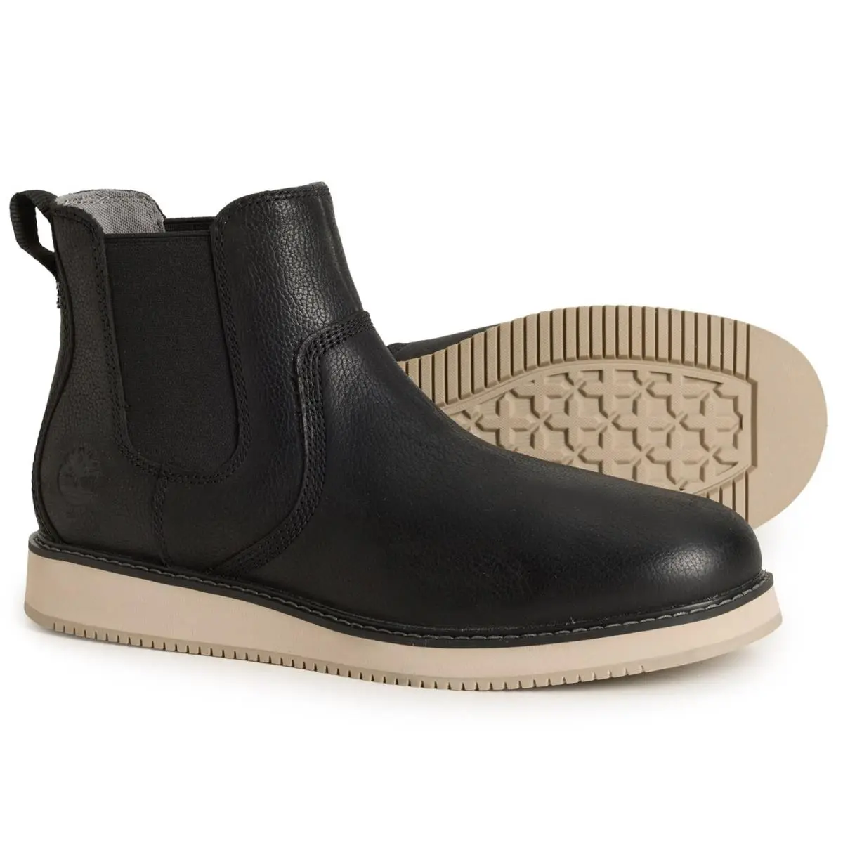 Timberland Redwood Edge Essential Mid Chelsea Boots - Leather For Men - Black
