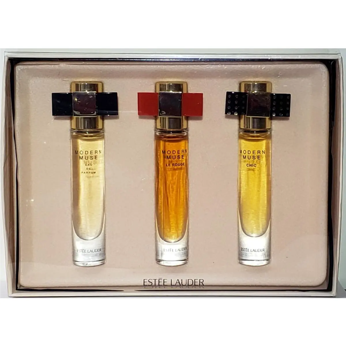 Estee Lauder Modern Muse Rollerball Travel Trio Set 3 x 0.14 fl oz 4 ml