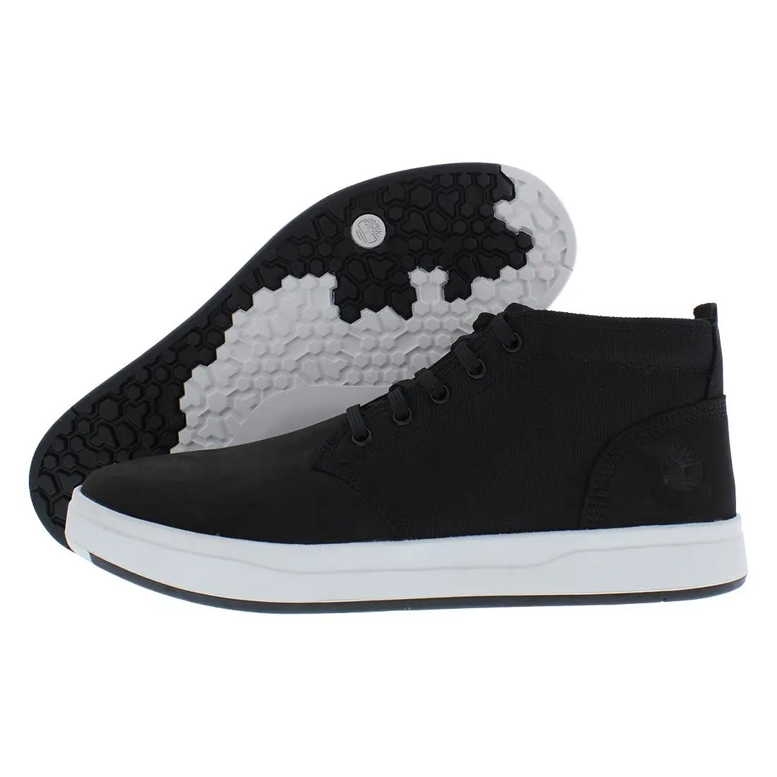Timberland Davis Square Mid Lace Mens Shoes Size 7.5 Color: Black