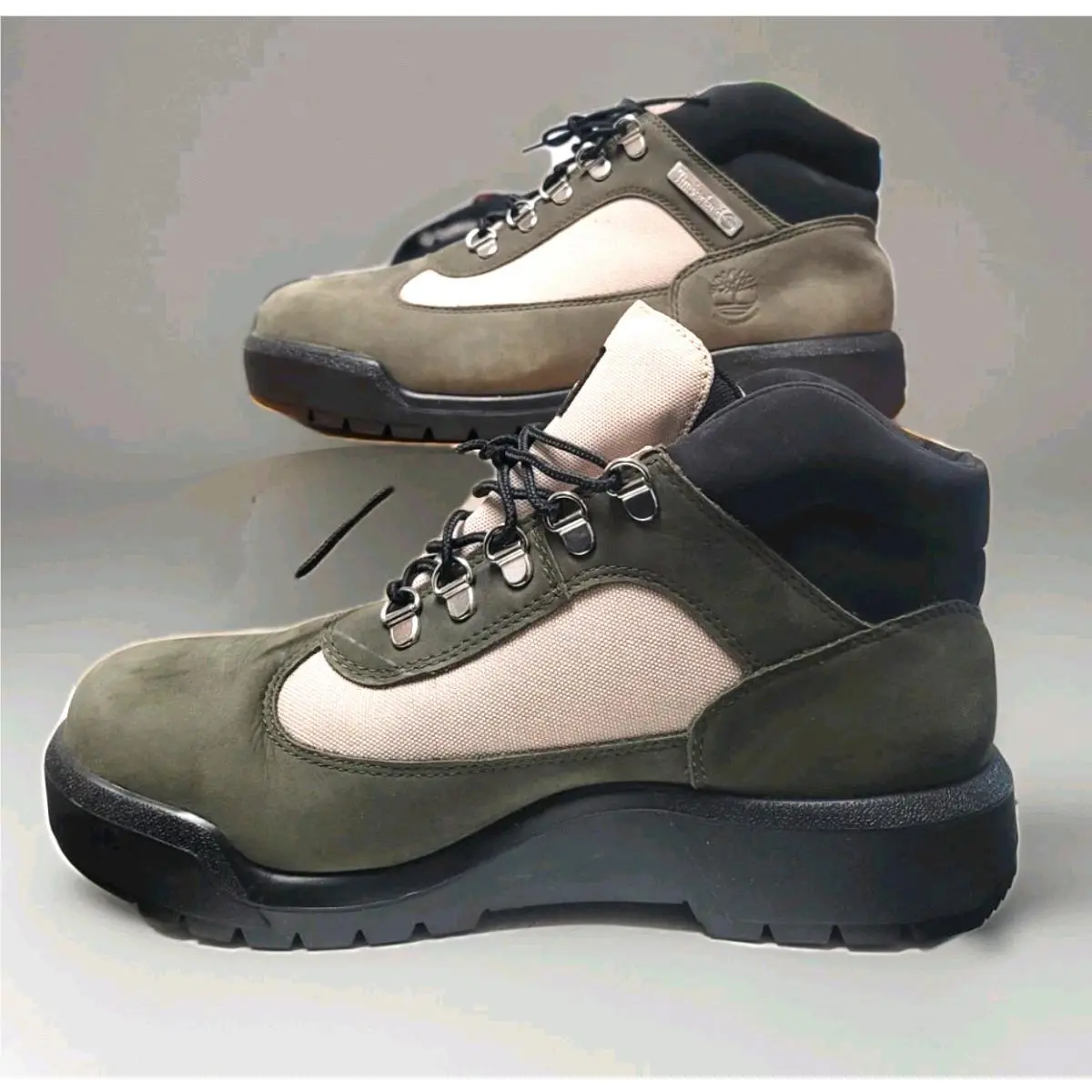 Timberland Field Boot 6” Dark Green Nubuck Men`s Sz 9 Waterproof