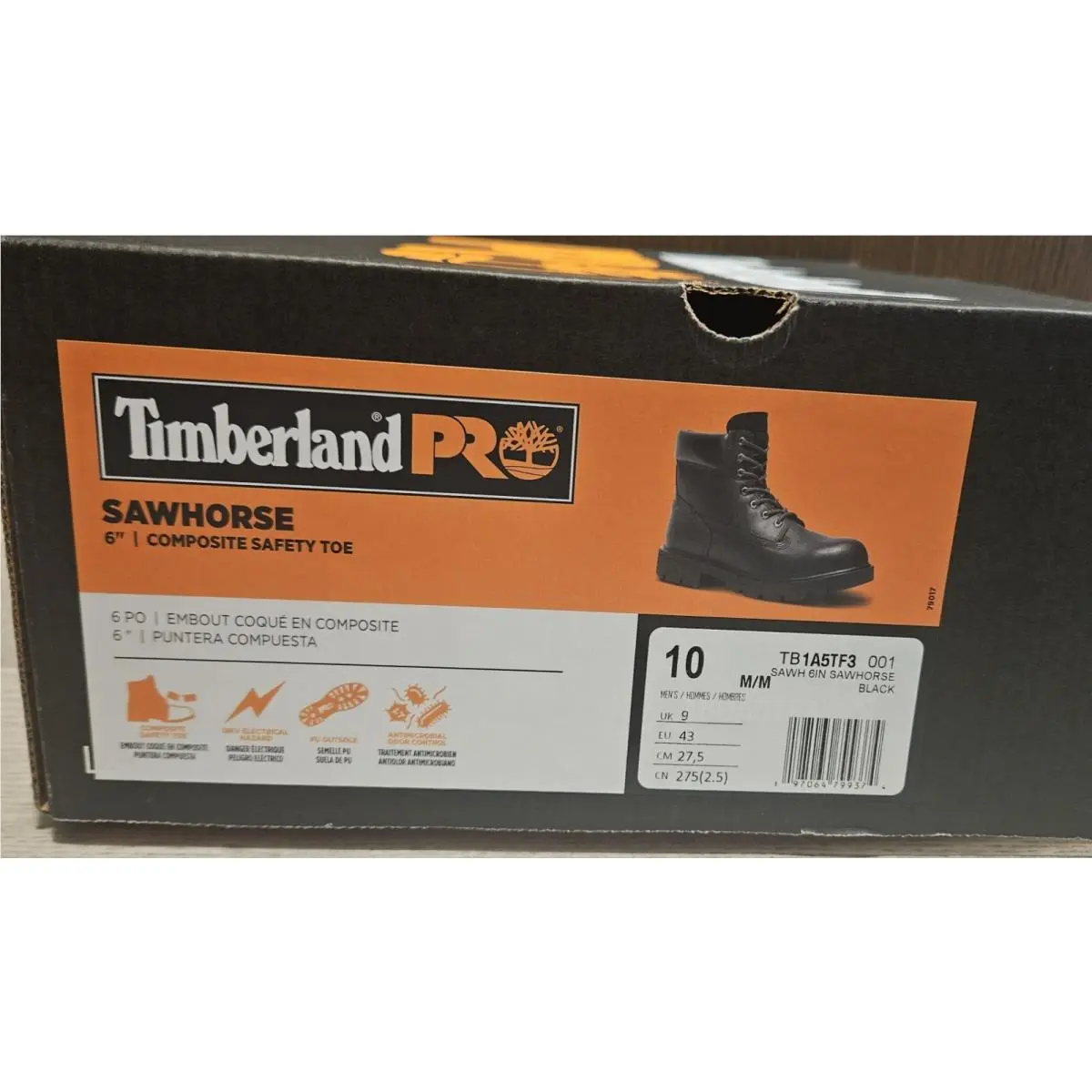 Timberland shoes - Timberland PRO Sawhorse - PRO Sawhorse - Black 5