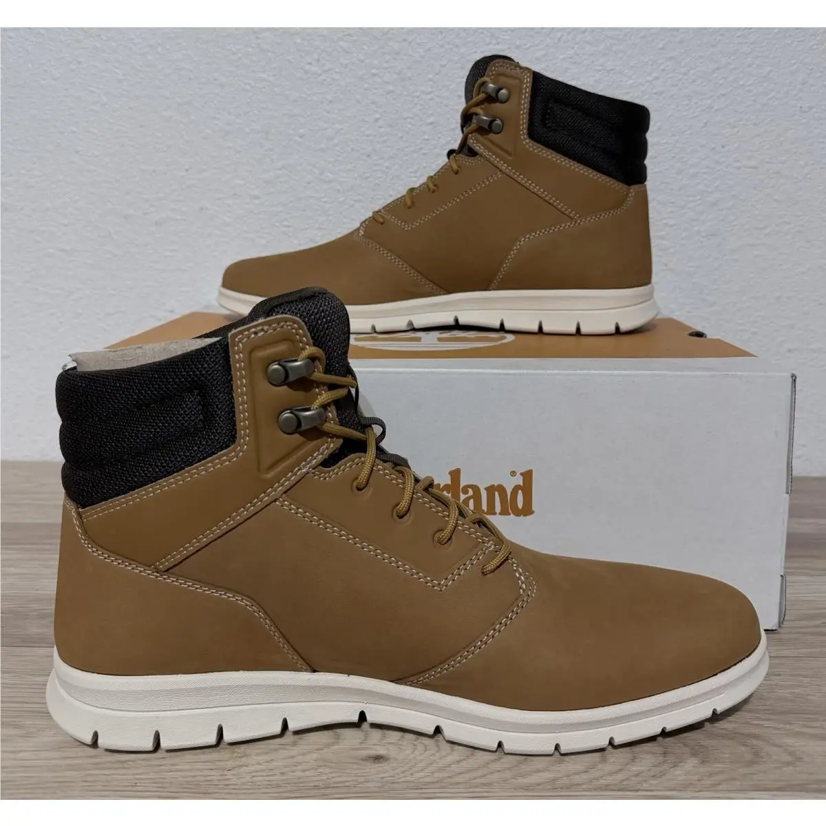 Timberland Graydon Sneaker Boot Wheat Nubuck Leather Men’s Size 10.5