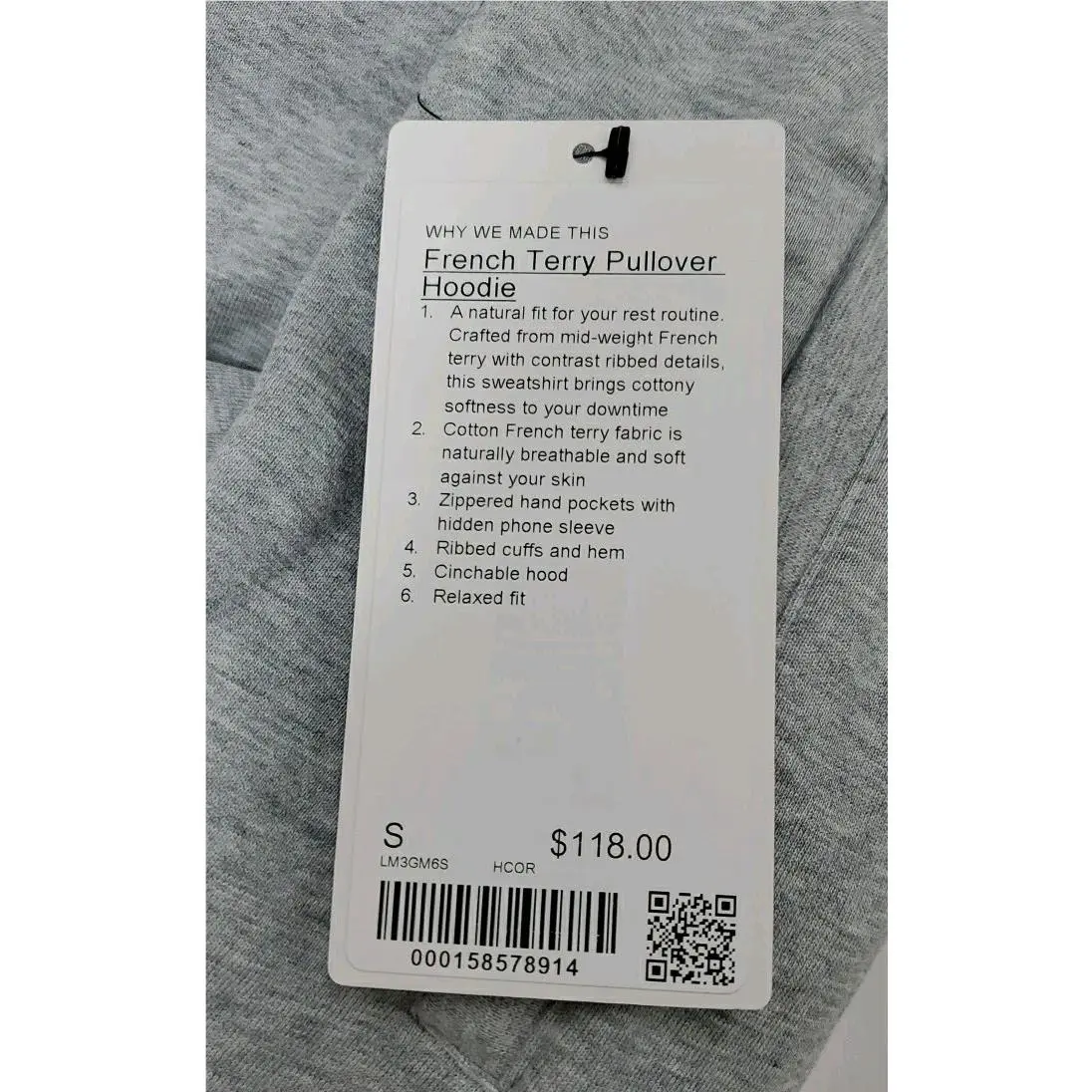 Lululemon clothing - Gray 5