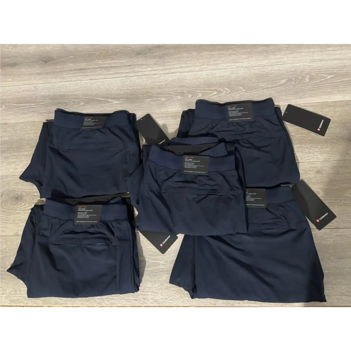 Lot of 5 - 2XL Lululemon Abc Men Jogger Pants True Navy LM5AMZS