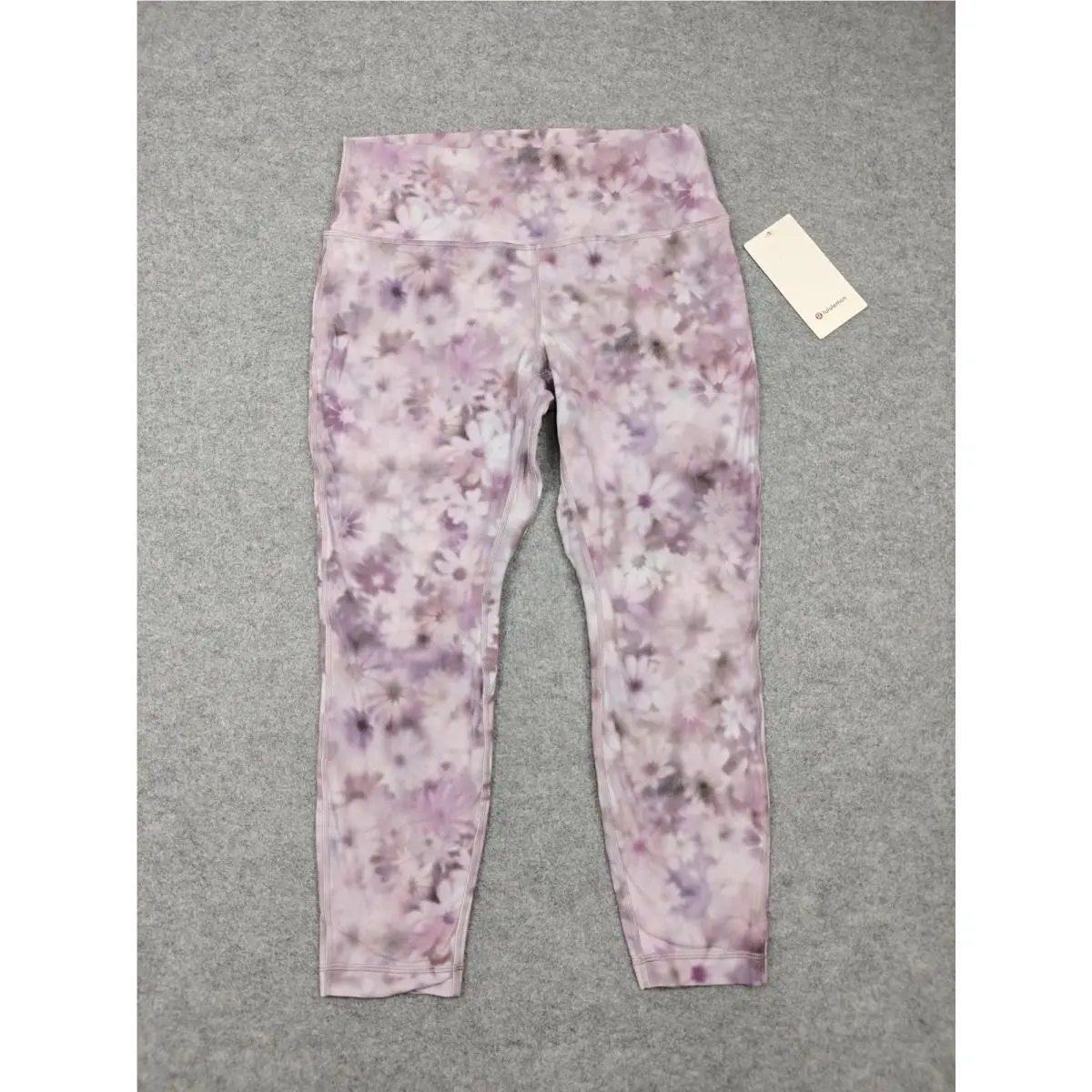 Lululemon Leggings Womens 14 Purple Floral High Rise Align 25 In Yoga Athletic
