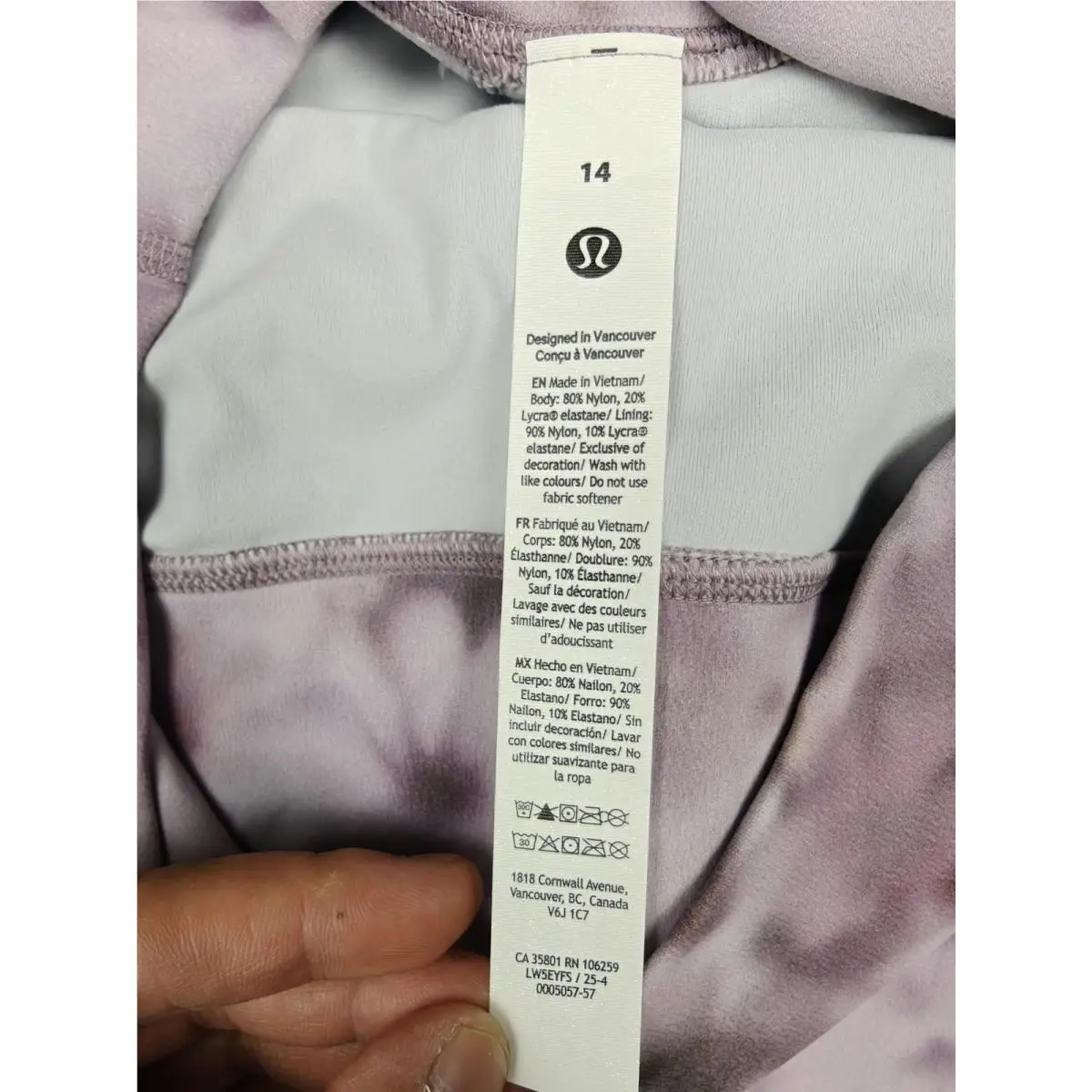 Lululemon clothing - Purple 2
