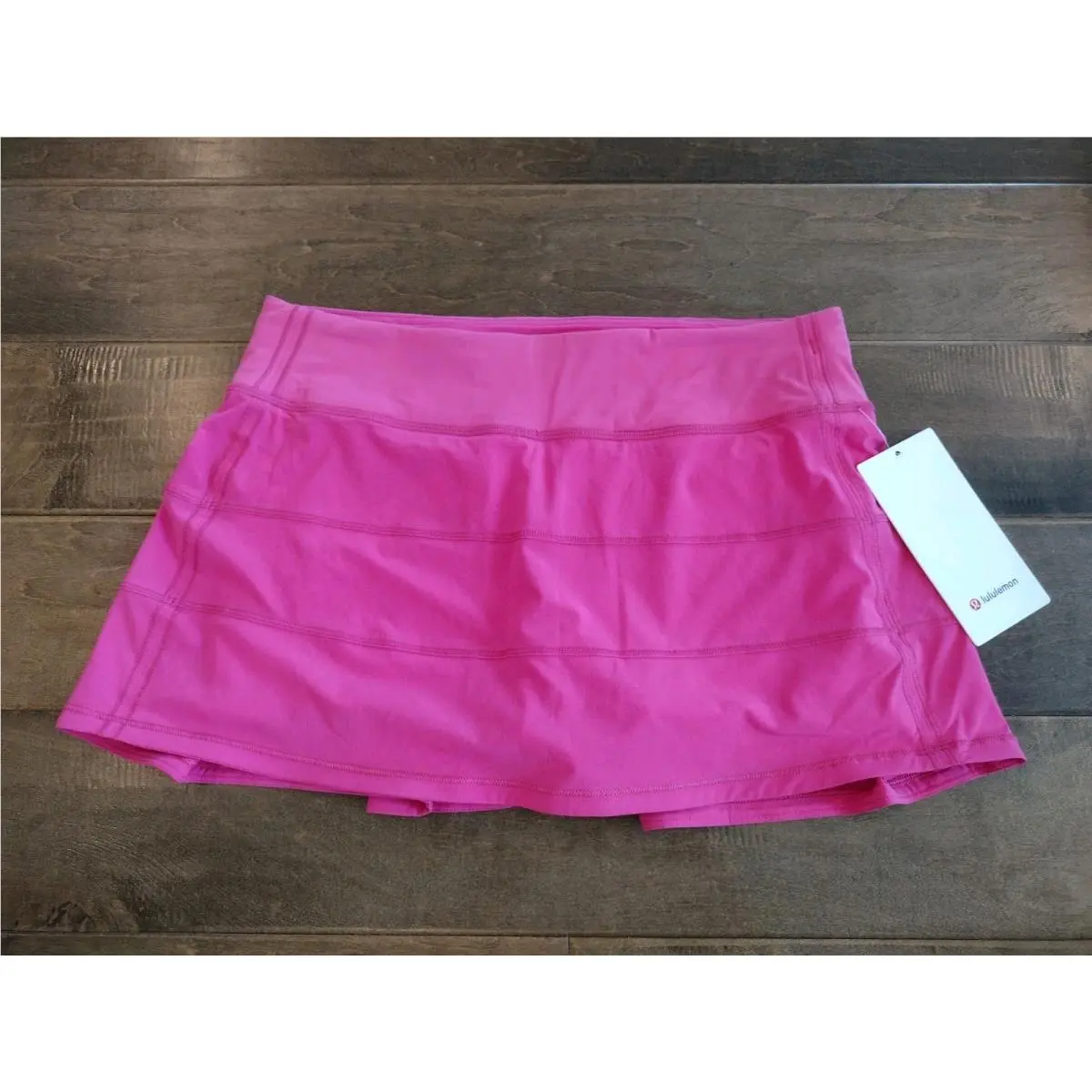 Lululemon Women`s Pace Rival MR Mid Rise Sonic Pink Tennis Skirt Skort - 6