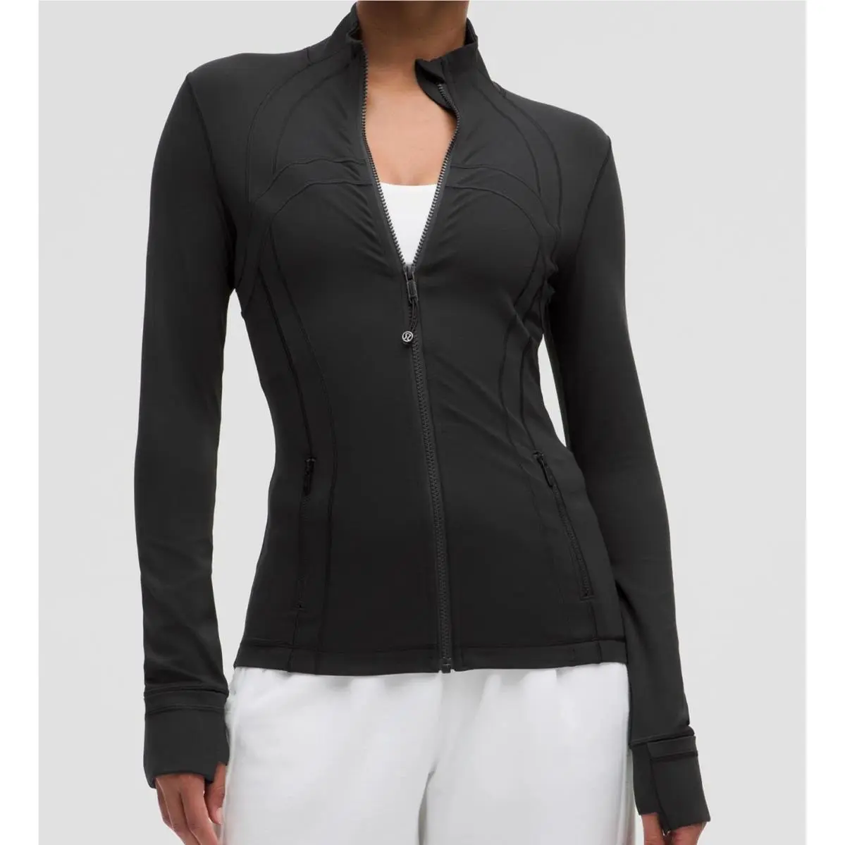 Women`s Lululemon Define Track Jacket Luon - Black - Size 8