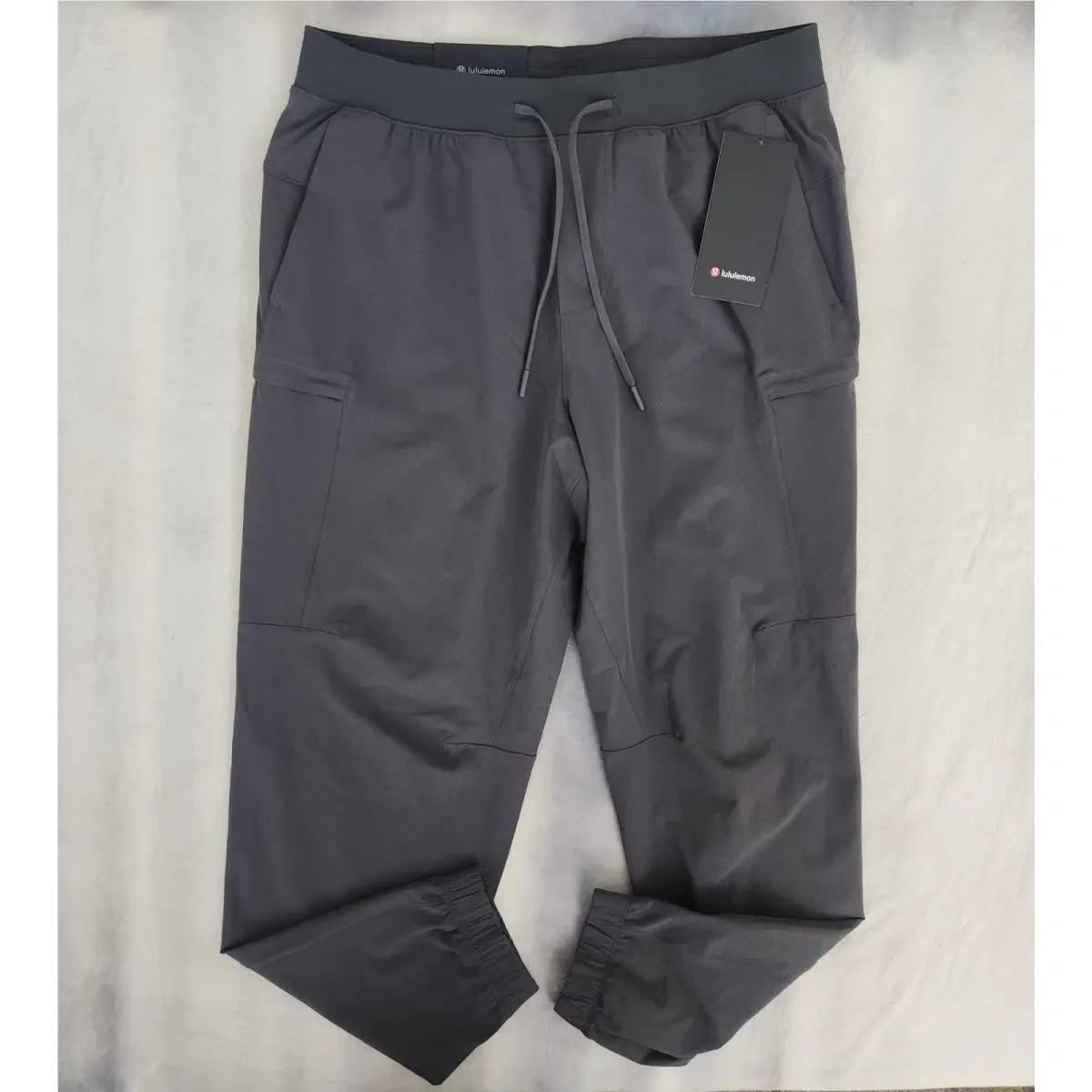 Lululemon Zeroed In Classic Fit Cargo Joggers Regular Men`s Large Graphite Grey