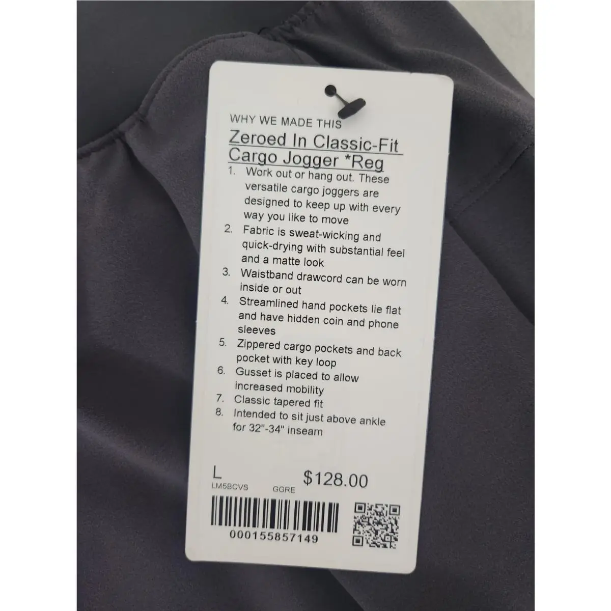 Lululemon clothing - Graphite Grey 2