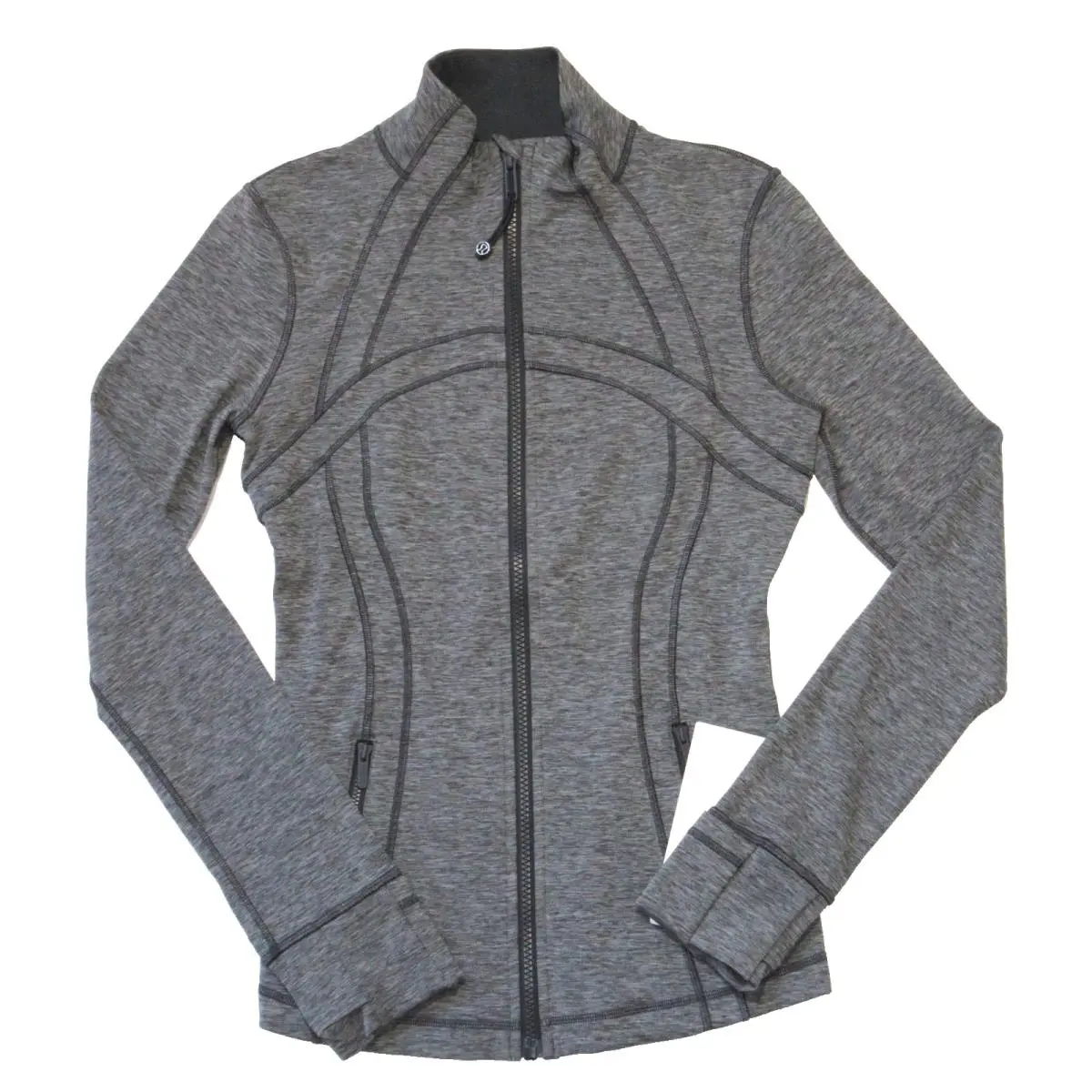 Lululemon Define Jacket Nulu in Heathered Gray Full Zip 6