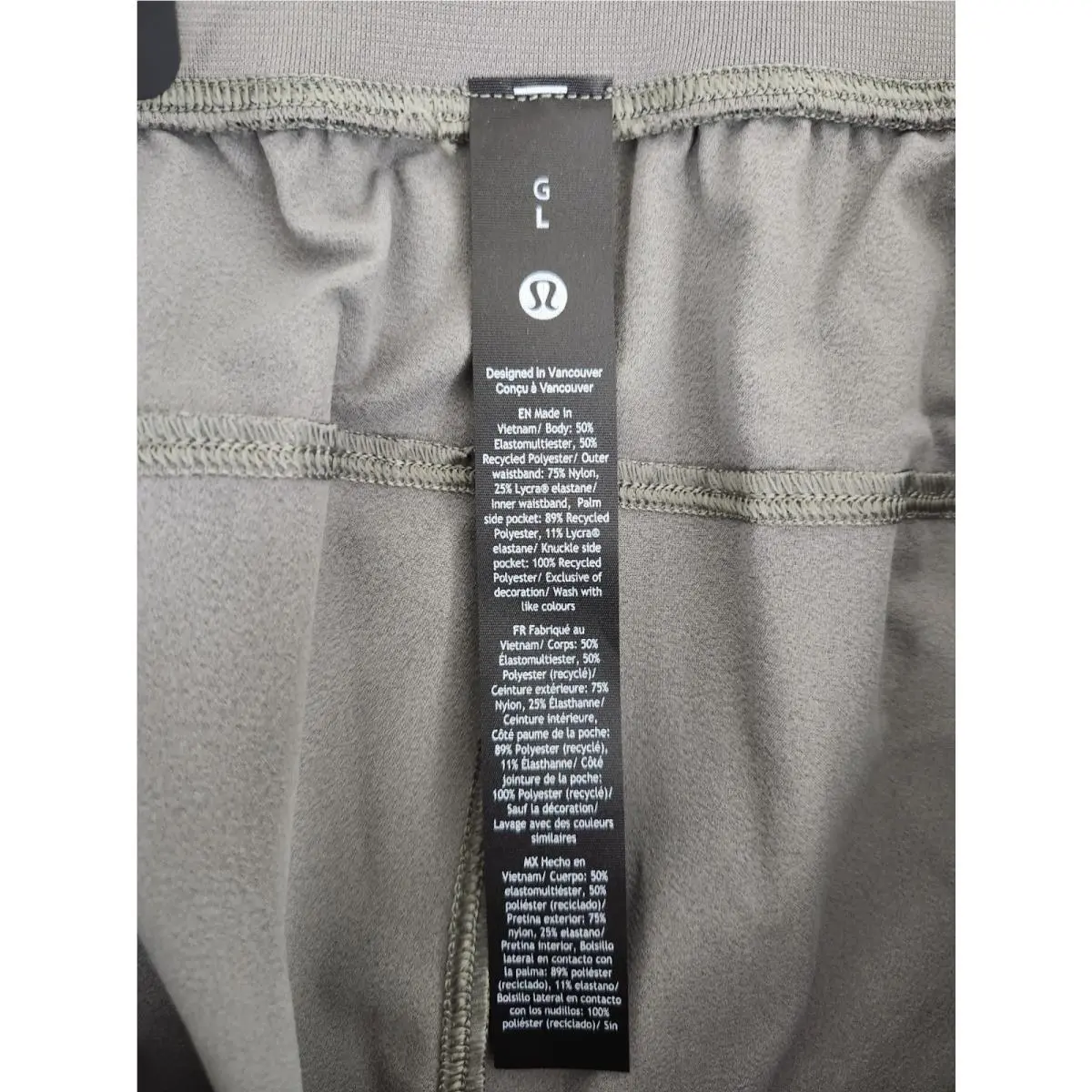 Lululemon clothing - Grey Sage 3