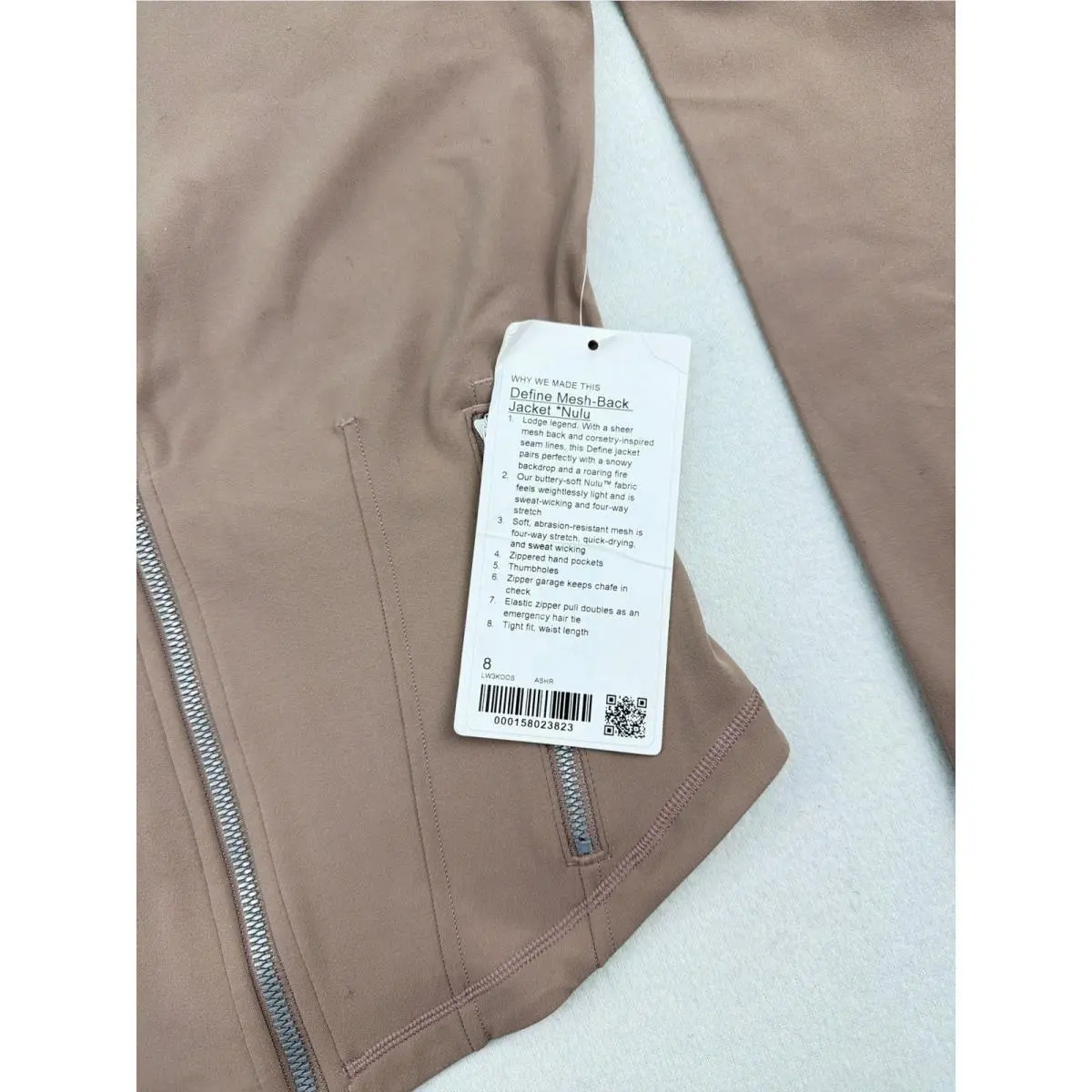 Lululemon clothing - Define Mesh-Back Jacket *Nulu - Define Jacket - Ashen Rose 0