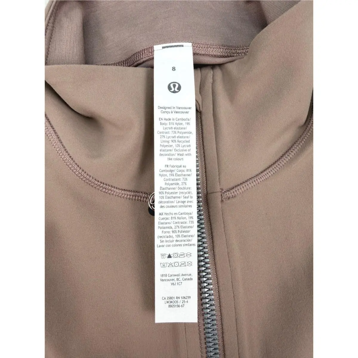 Lululemon clothing - Define Mesh-Back Jacket *Nulu - Define Jacket - Ashen Rose 1