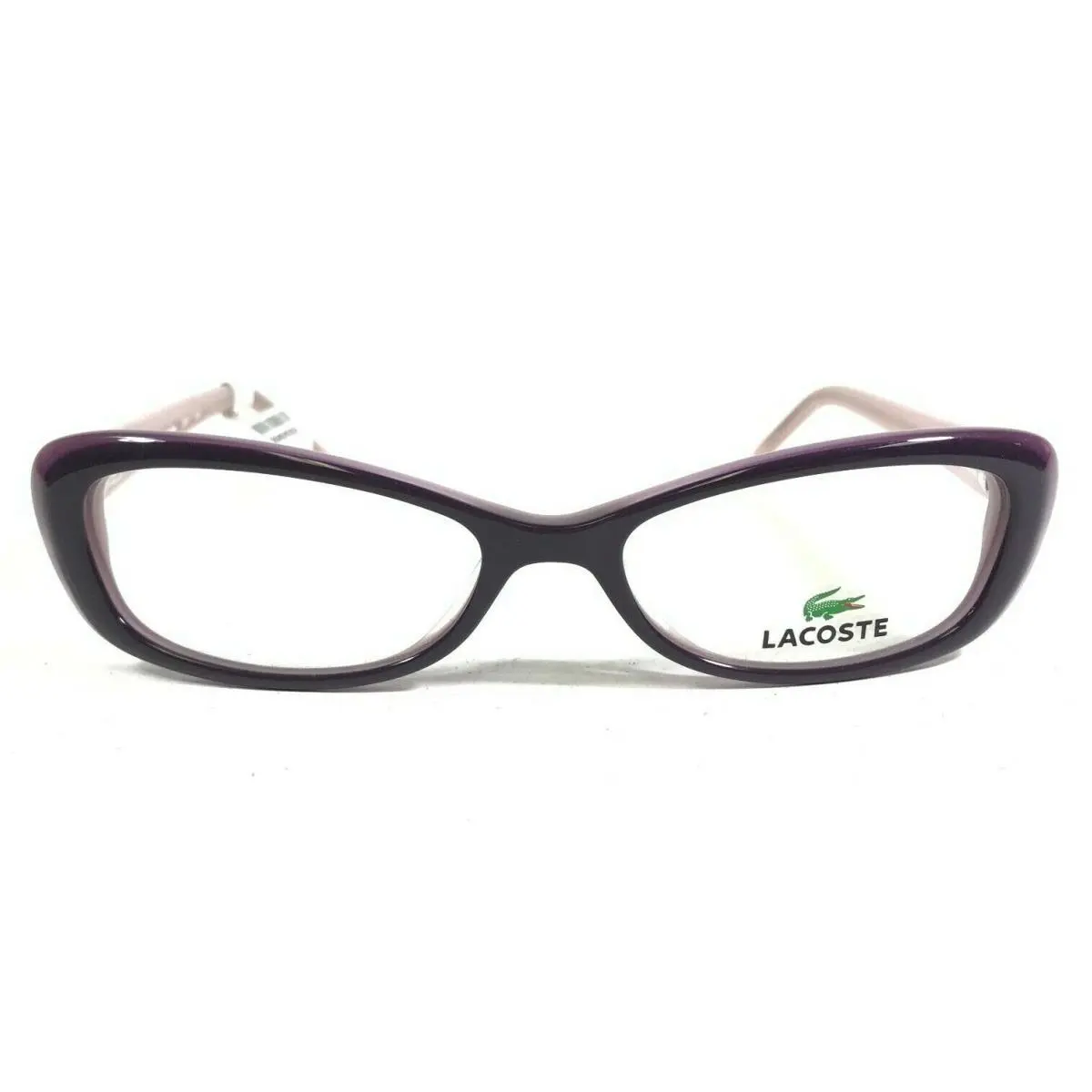 Lacoste Eyeglasses Frames L2611 513 Purple Rectangular Cat Eye 53-17-135