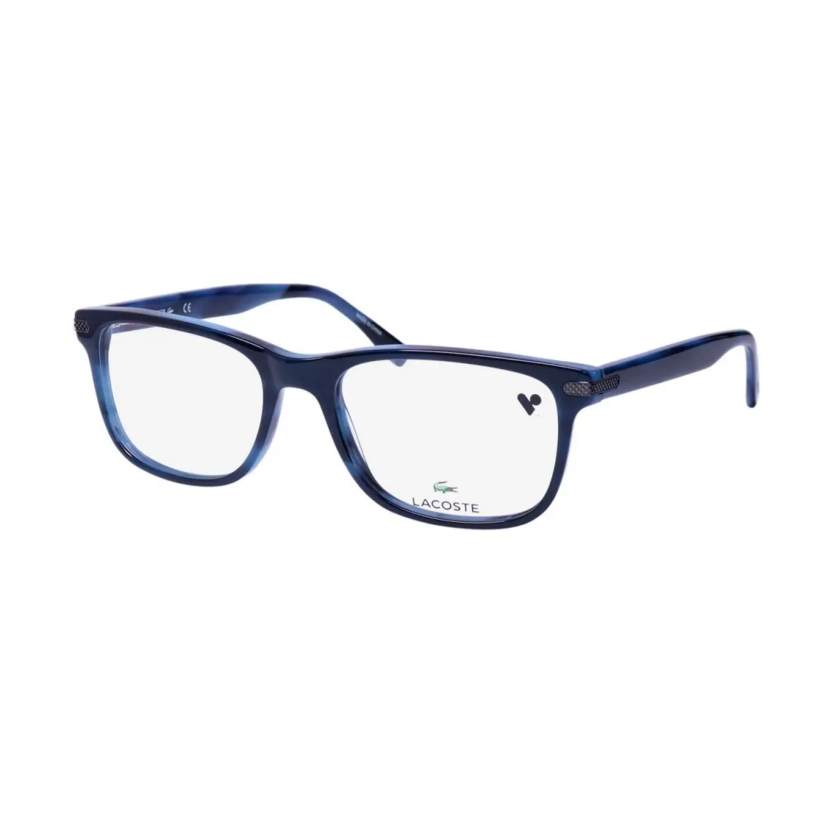 Lacoste L2841 Eyeglass Frame Mens 55-18-150 Plastic Full-rim Blue Square 424