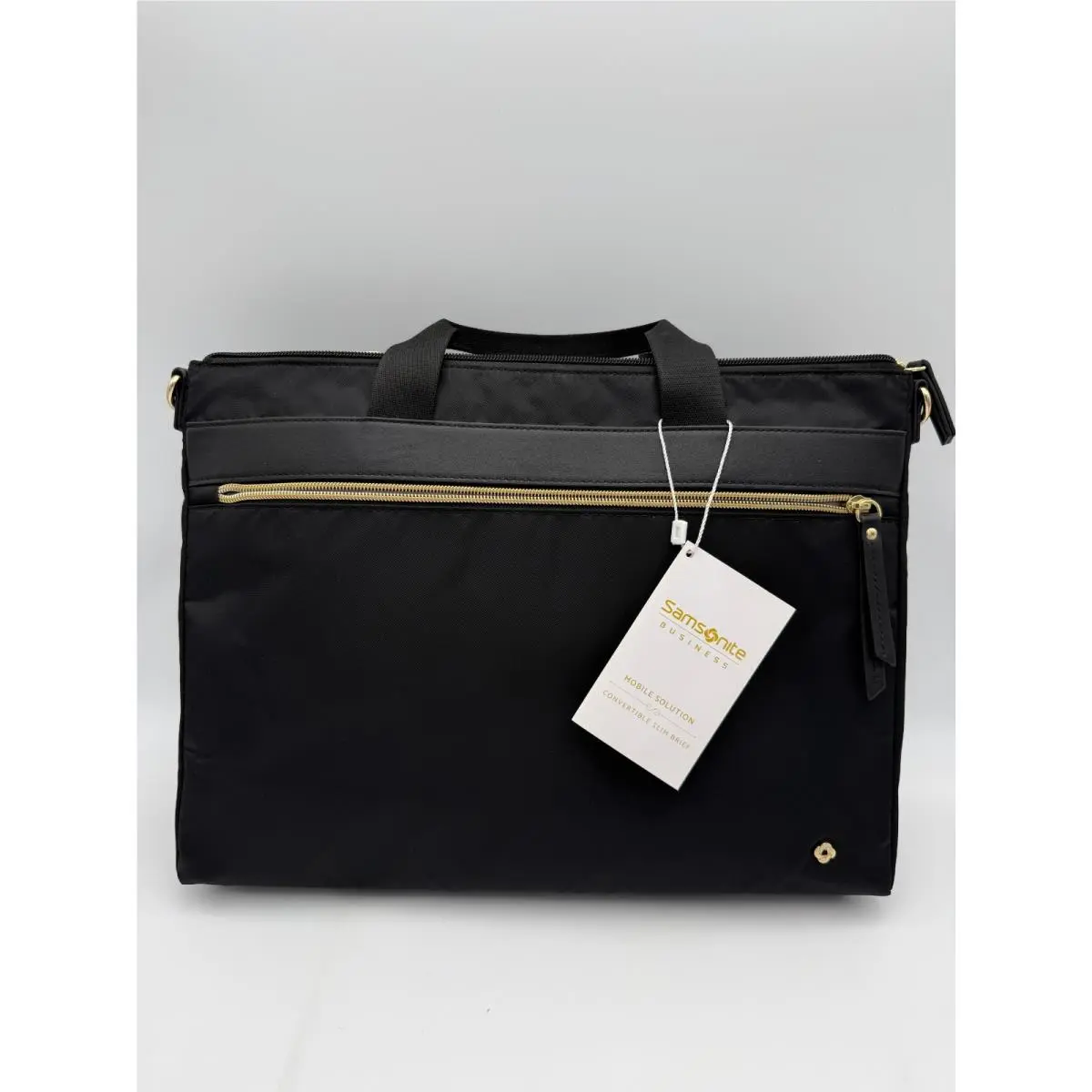Samsonite Mobile Solution Laptop Briefcase Black Nylon 14.1” Travel Work Bag