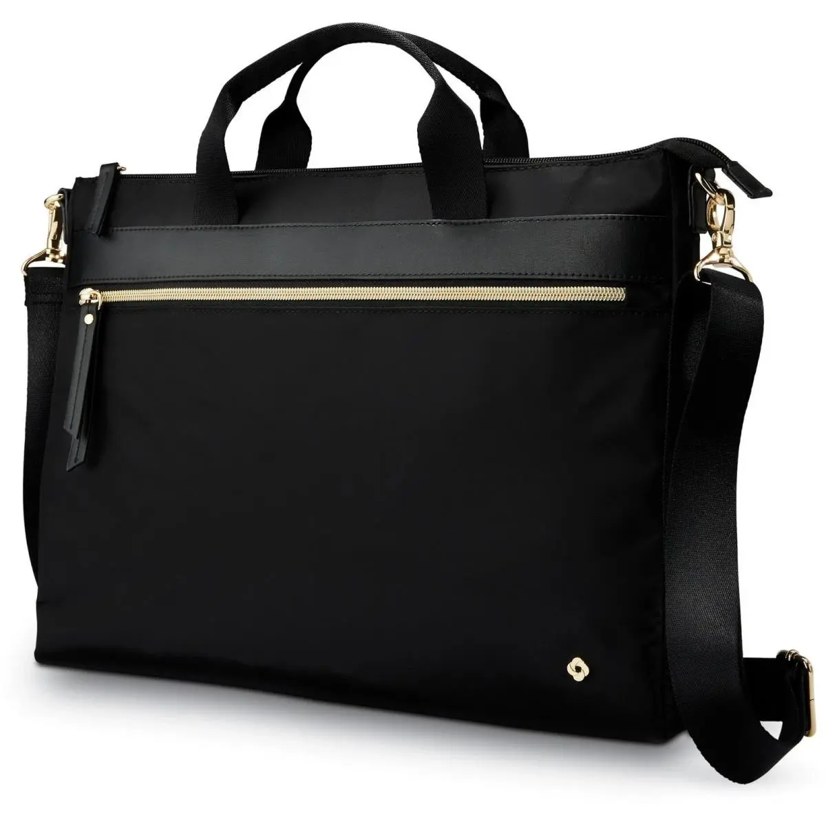 ® Mobile Solution Essential Slim Brief with 14.1 Laptop Pocket Black by Samsonite