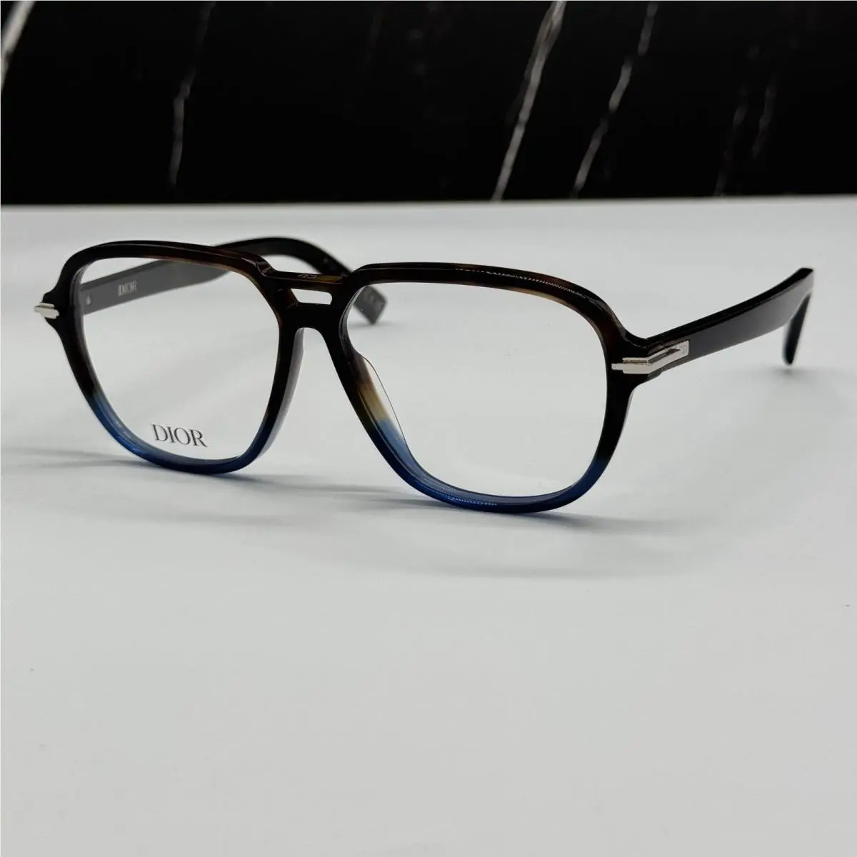 Dior Diorblacksuito AI 2800 Havana Blue Aviator Dior Eyeglasses