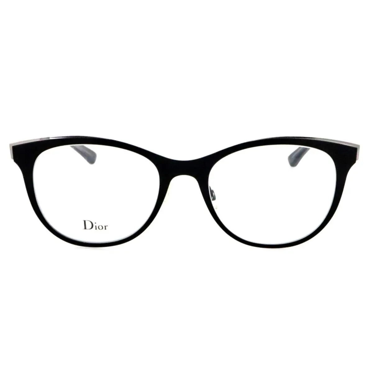 Christian Dior Montaigne N°13 Gaq 52mm Matte Black Eyeglasses Italy Unisex