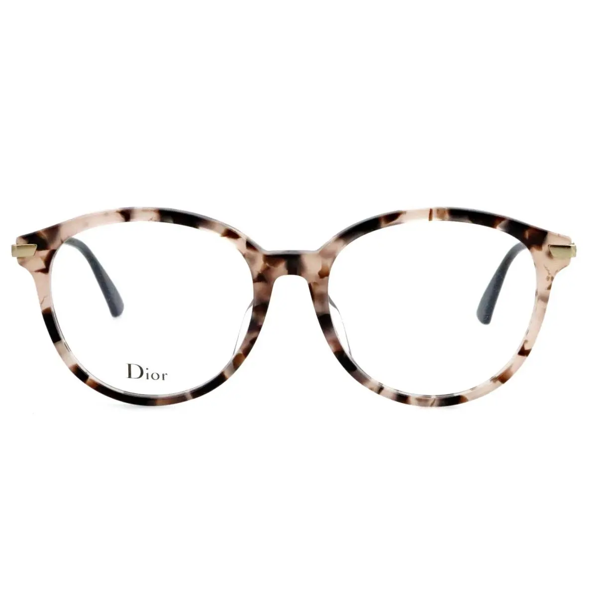 Christian Dior Dioressence18F HT8 51mm Pink Tortoise Black Eyeglasses Italy